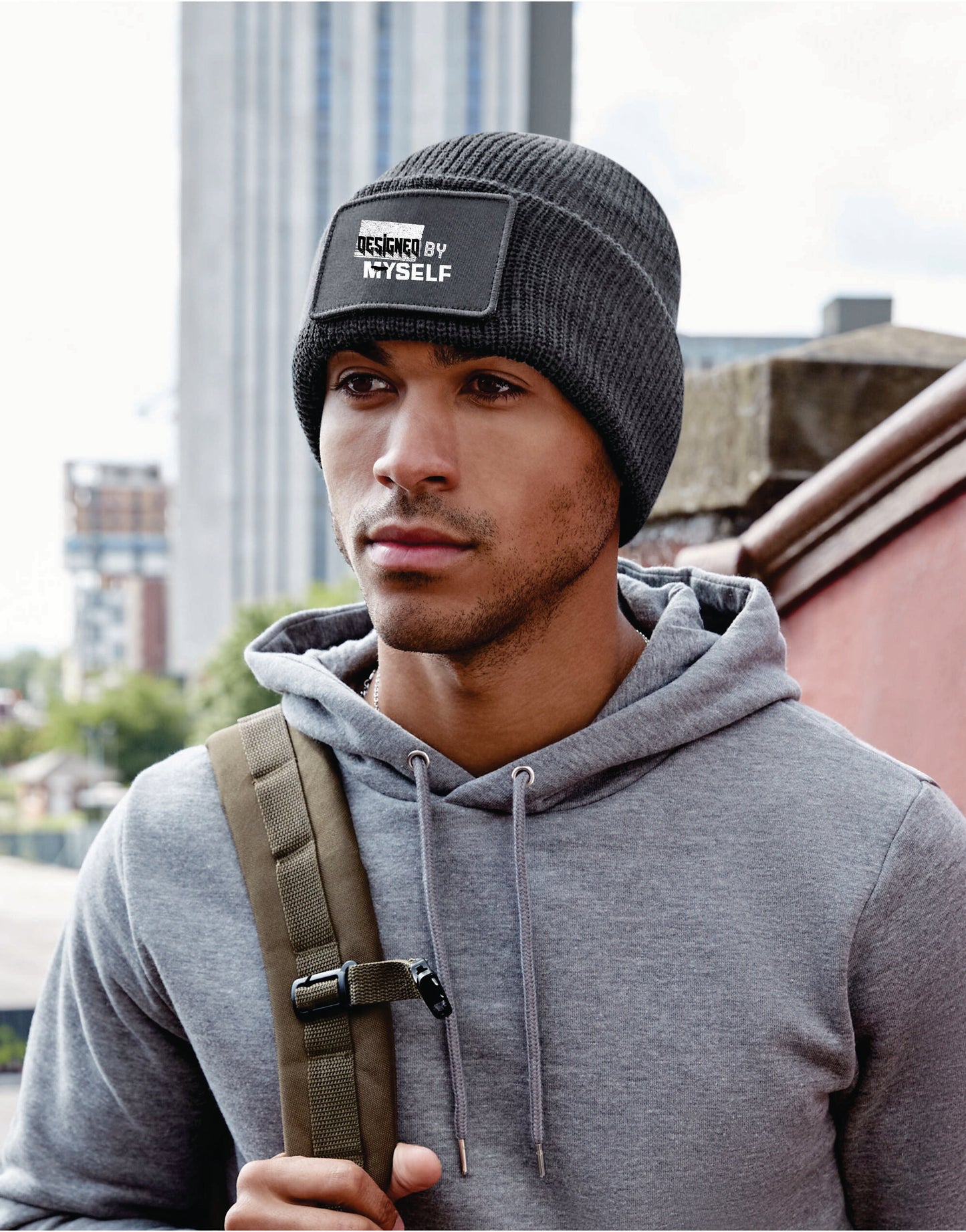 Personalised Beechfield Removable Patch Thinsuate™ Beanie