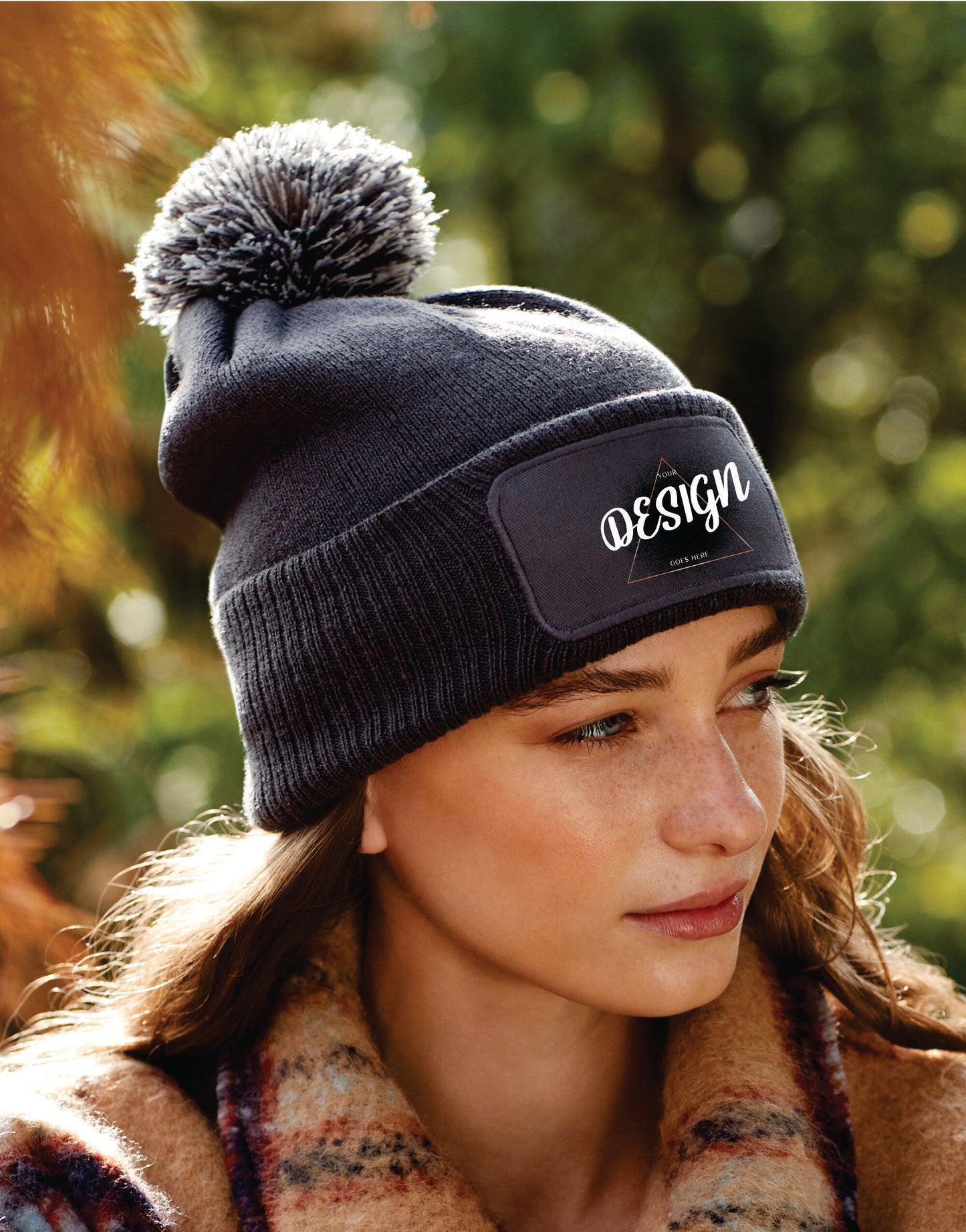 Custom Printed Beechfield Snowstar® Patch Beanie