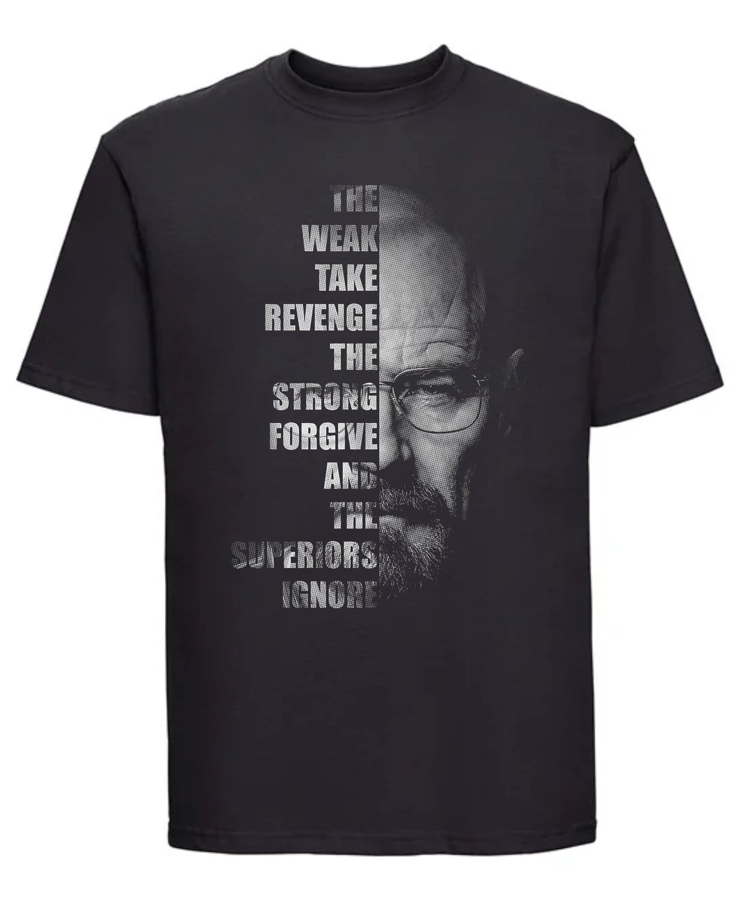 Breaking Bad-inspired unisex printed T-shirt for kids and adults, featuring iconic TV series design