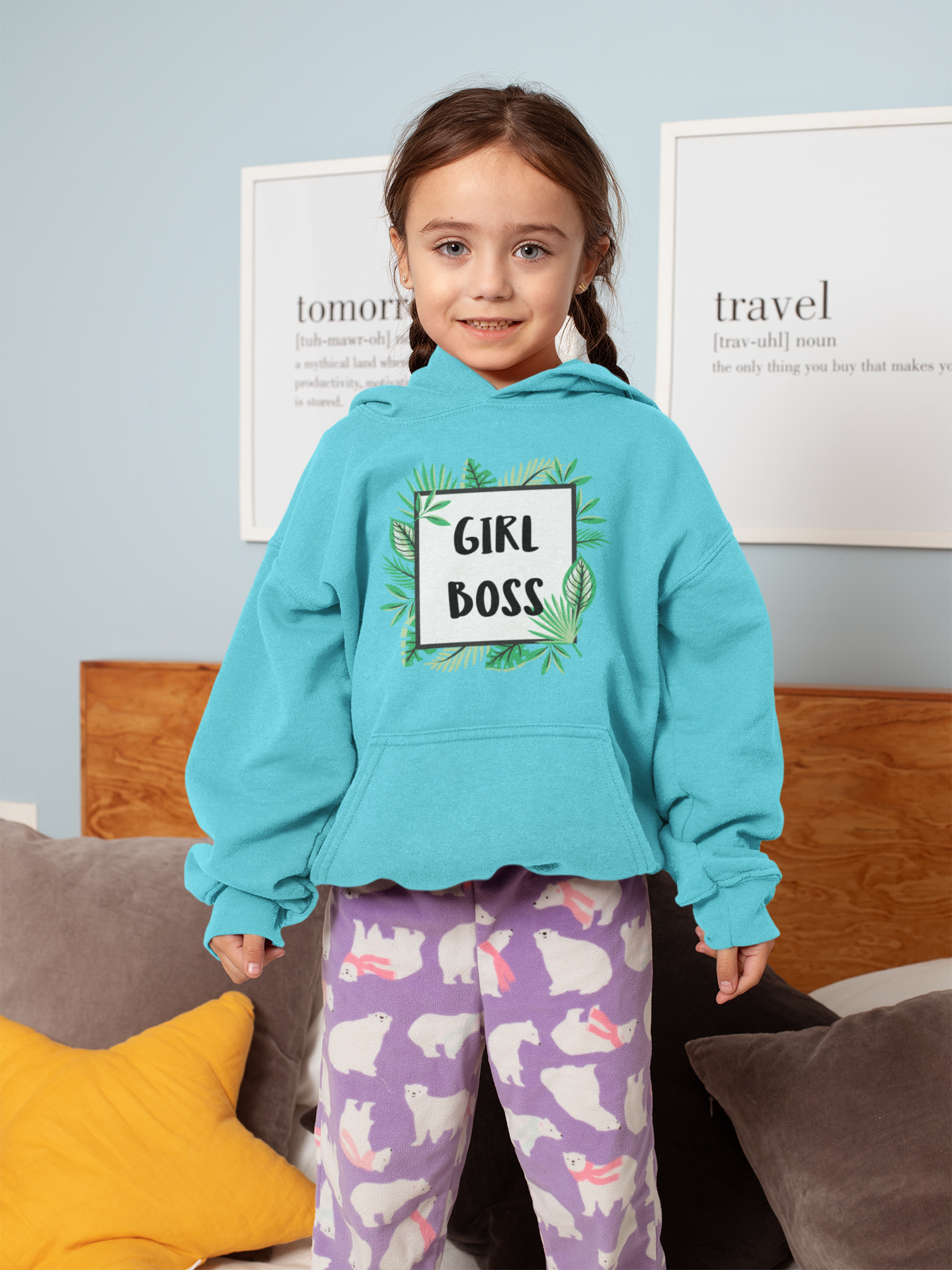 Personalised Fruit Of The Loom Kid's Classic Hooded Sweat