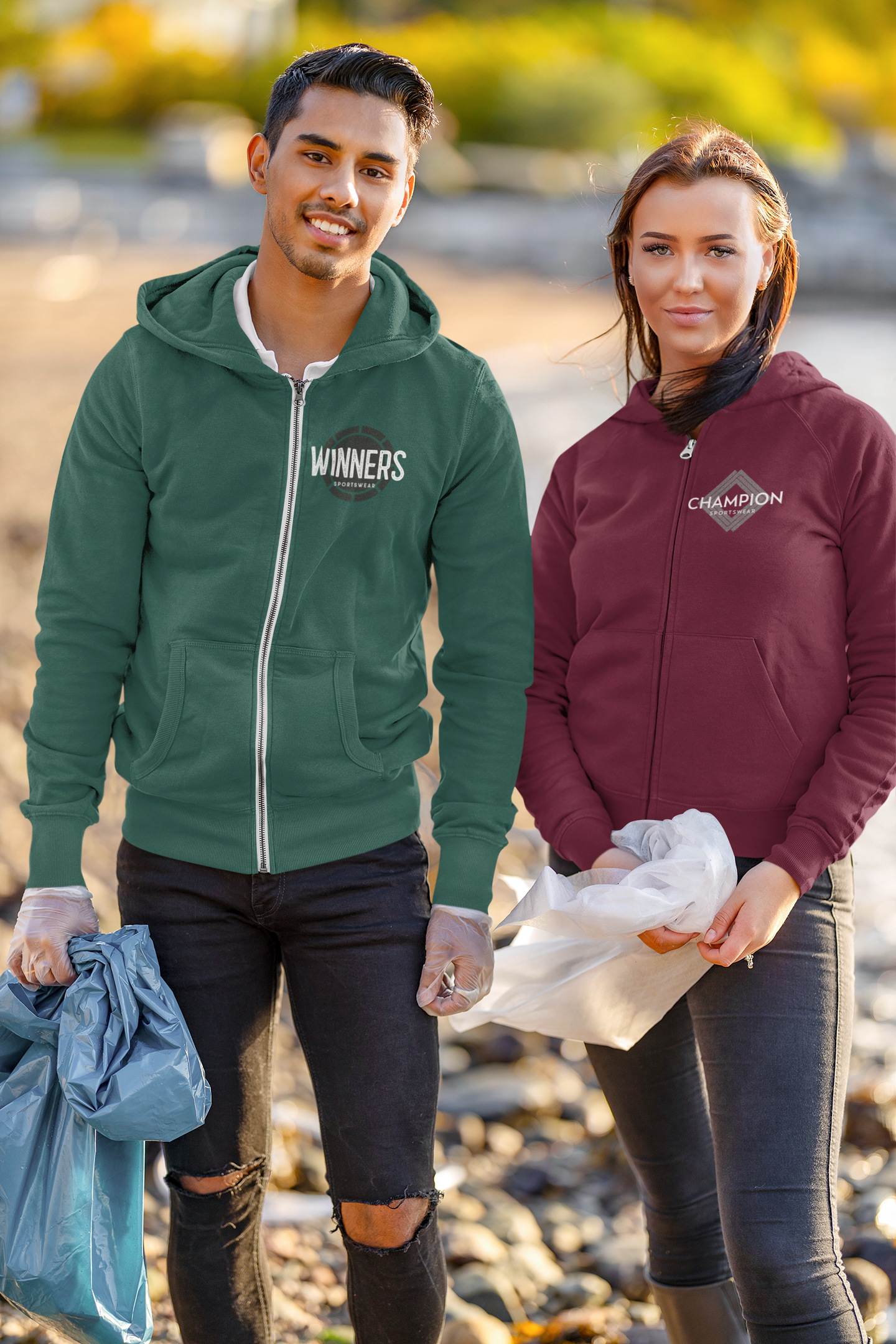 Personalised Gildan Heavy Blend™ Adult Full Zip Hooded Sweatshirt