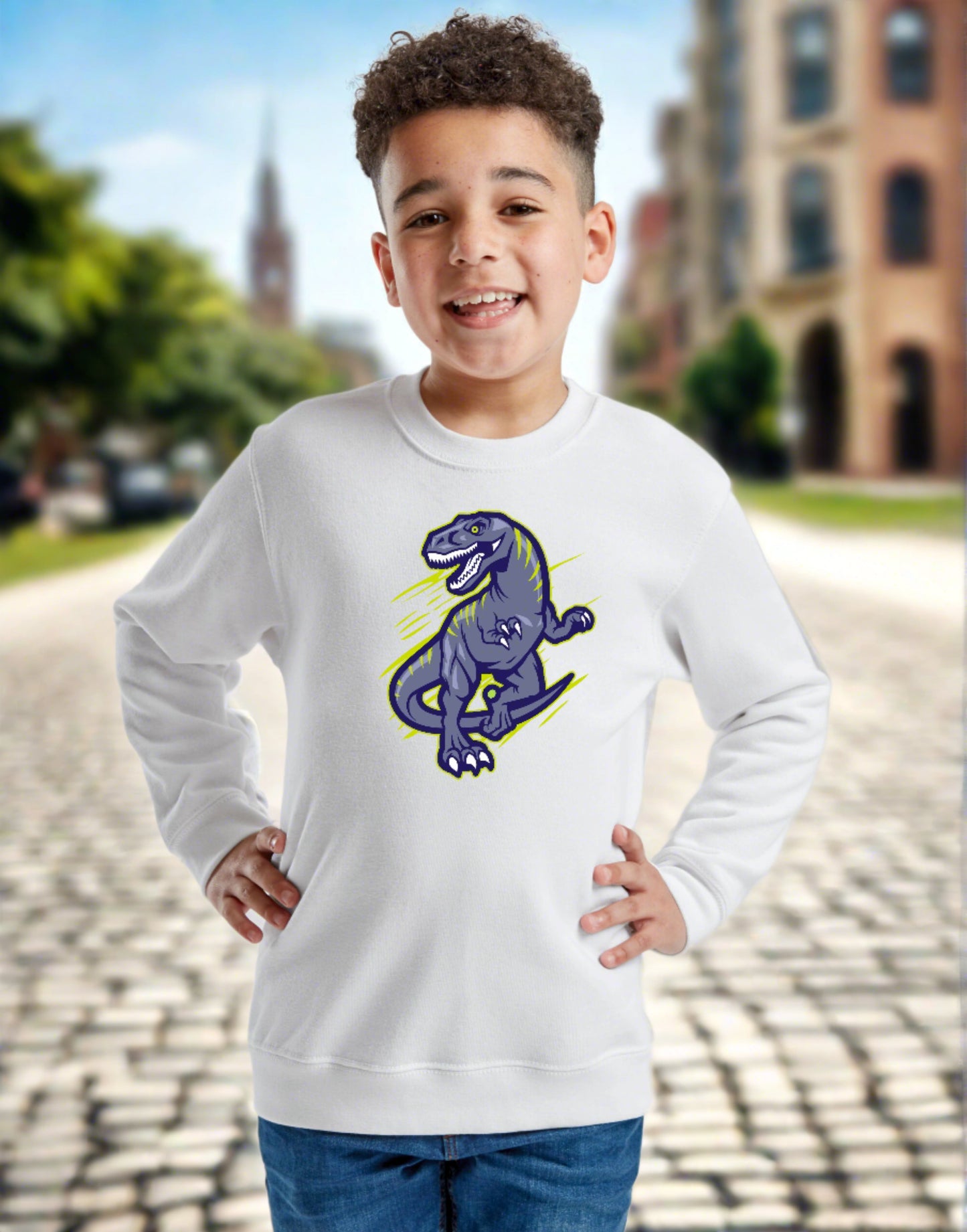 Personalised Fruit Of The Loom Kid's Classic Set-In Sweat