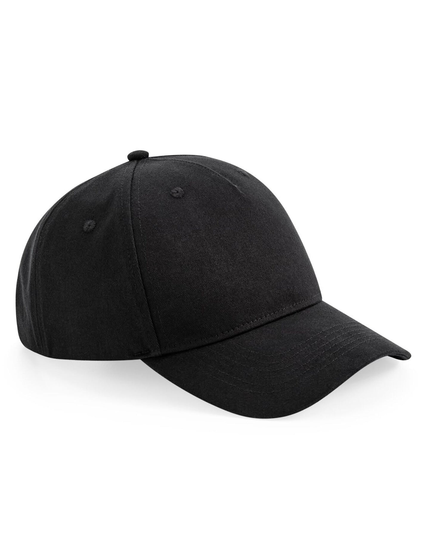 Embroidered 3D Puff Organic Cotton 5 Panel Cap