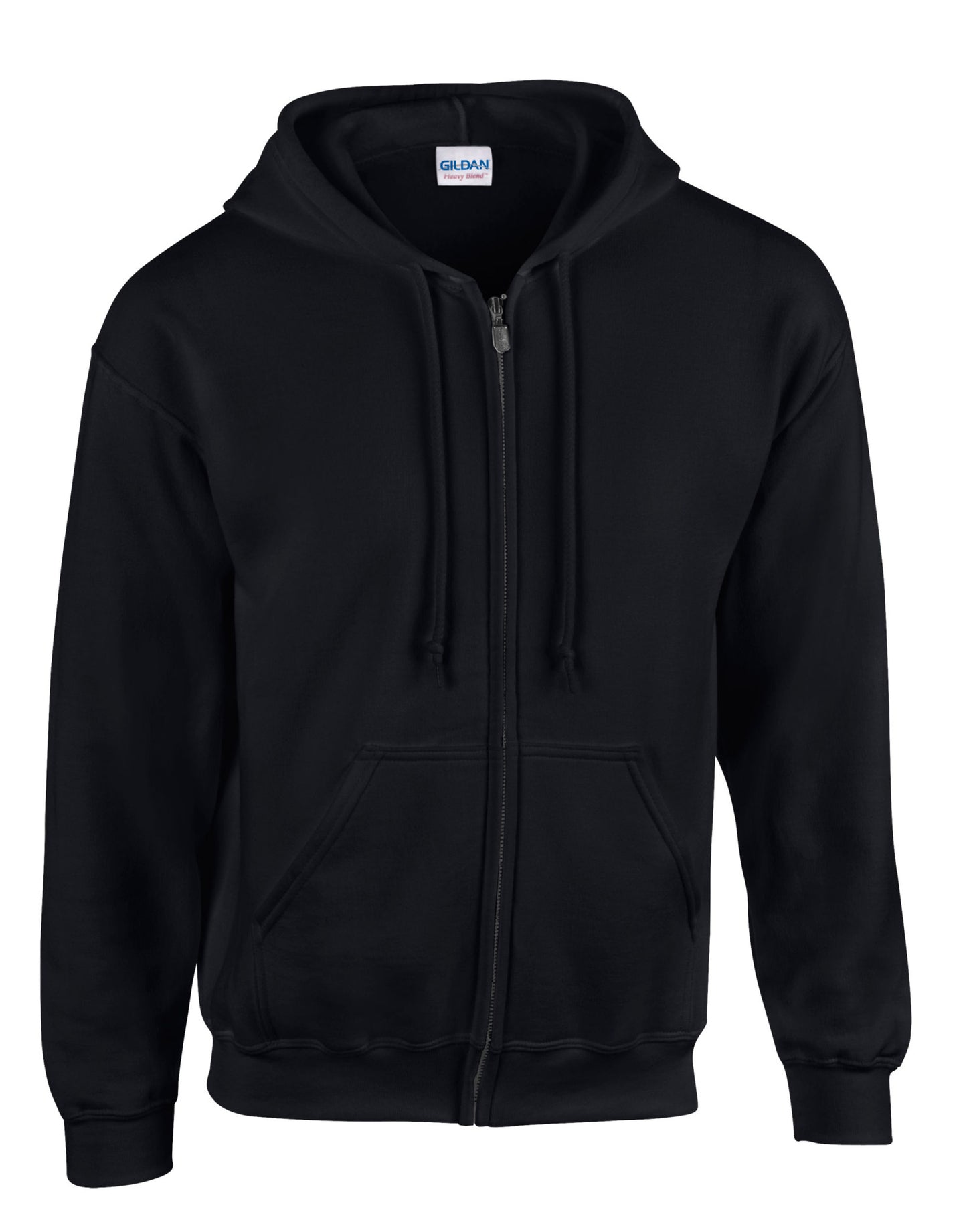 Besticktes Heavy Blend™ Kapuzensweatshirt mit durchgehendem Reißverschluss für Erwachsene