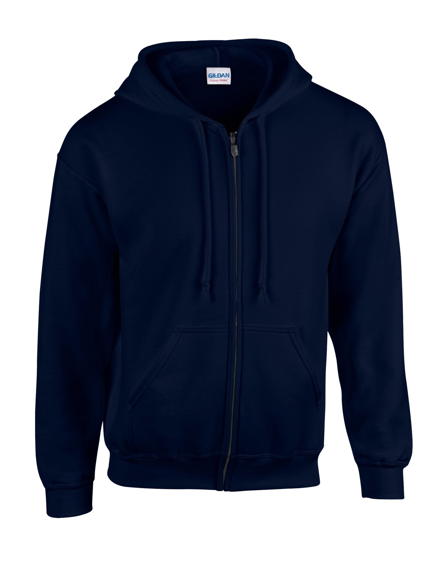 Besticktes Heavy Blend™ Kapuzensweatshirt mit durchgehendem Reißverschluss für Erwachsene