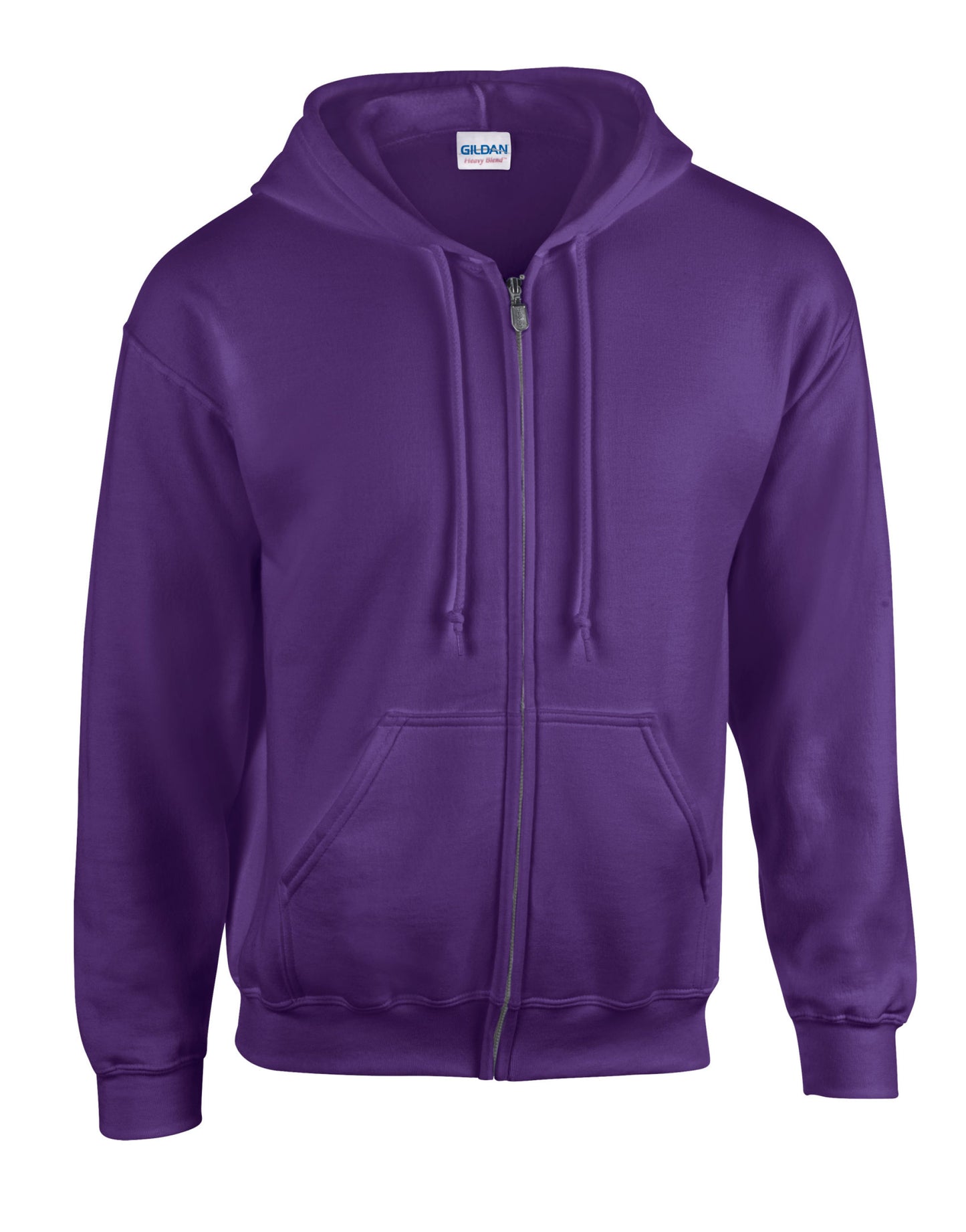 Besticktes Heavy Blend™ Kapuzensweatshirt mit durchgehendem Reißverschluss für Erwachsene