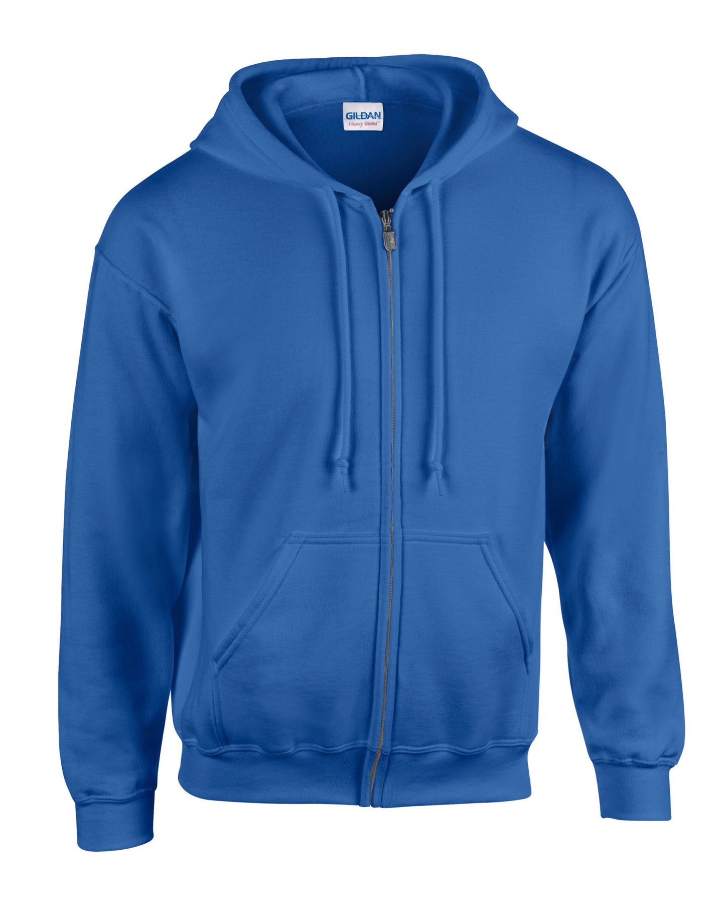 Besticktes Heavy Blend™ Kapuzensweatshirt mit durchgehendem Reißverschluss für Erwachsene
