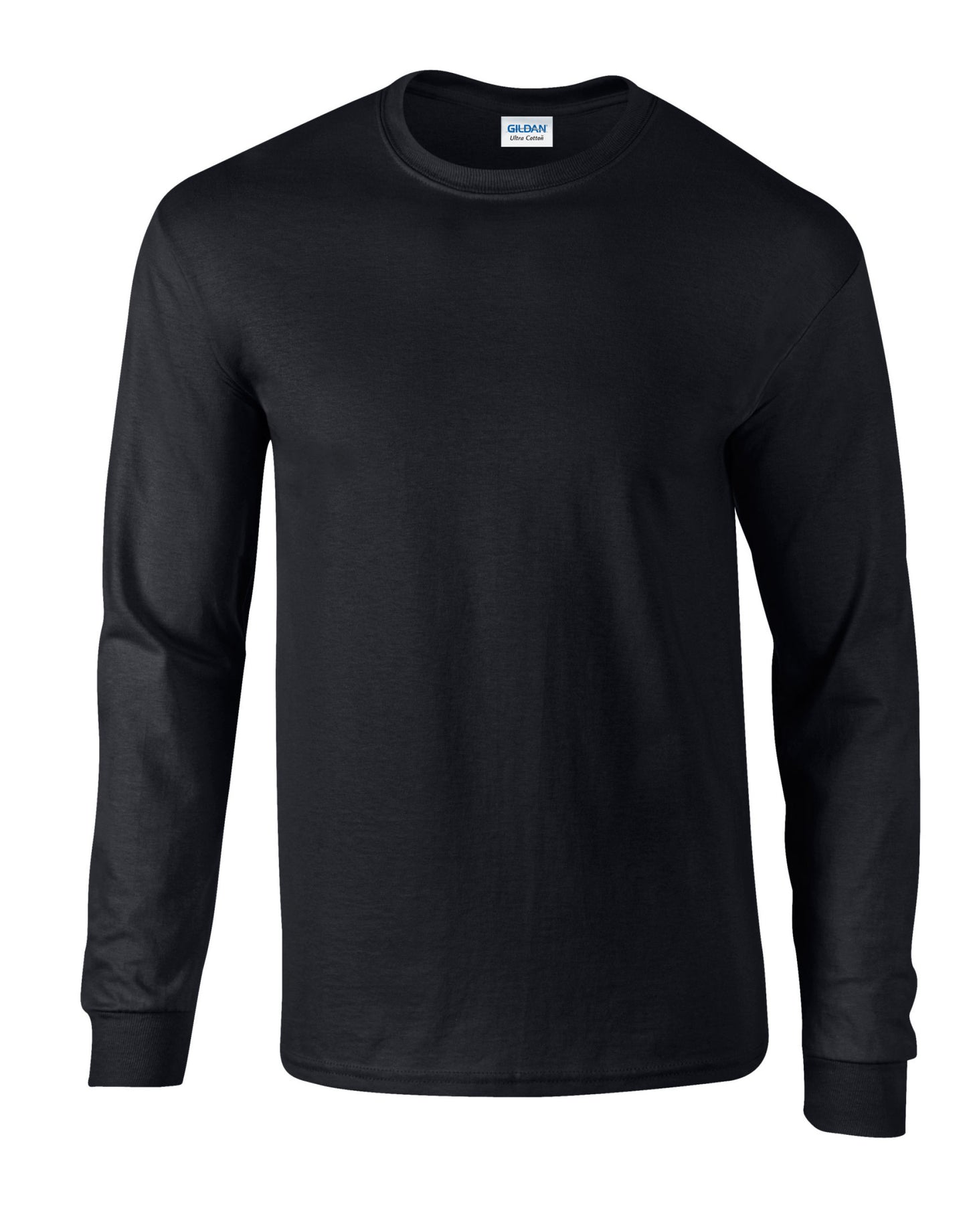 T-shirt à manches longues brodé Ultra Cotton™ pour adulte