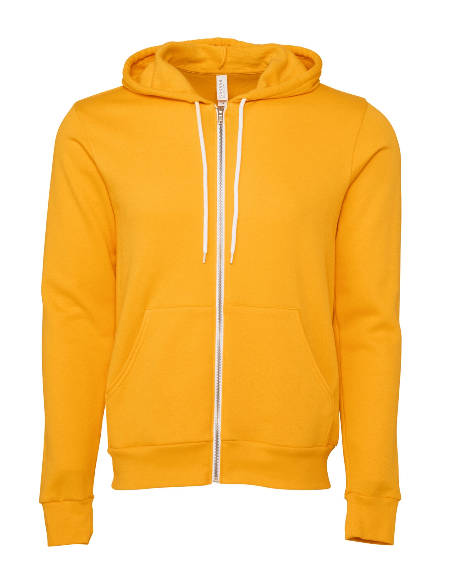 Sweat à capuche unisexe zippé en polaire polycoton Bella+Canvas