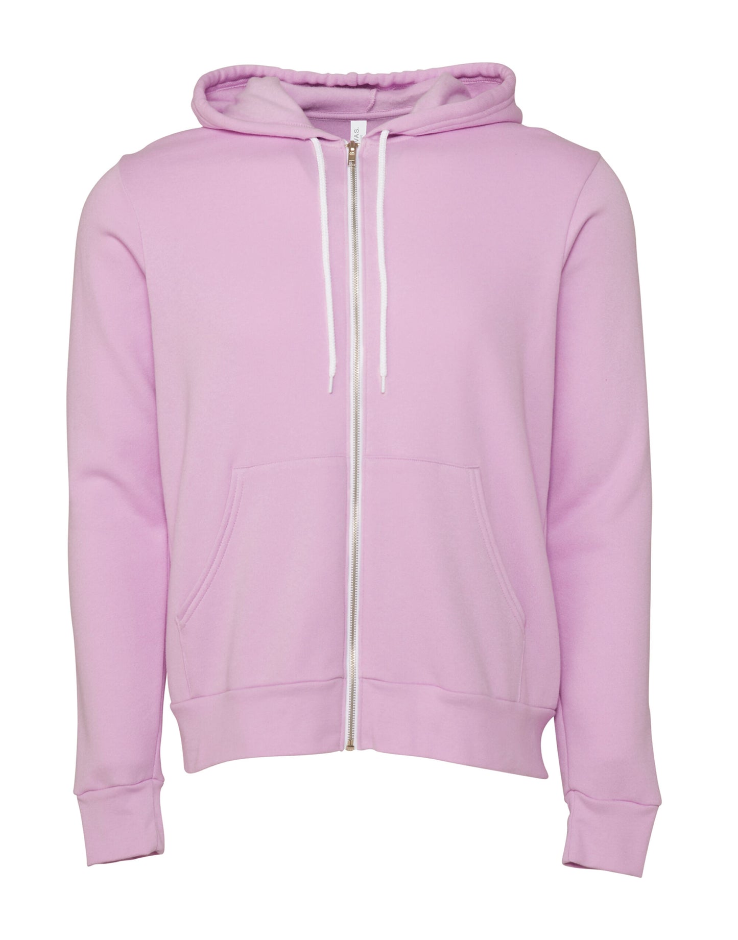 Sweat à capuche unisexe zippé en polaire polycoton Bella+Canvas