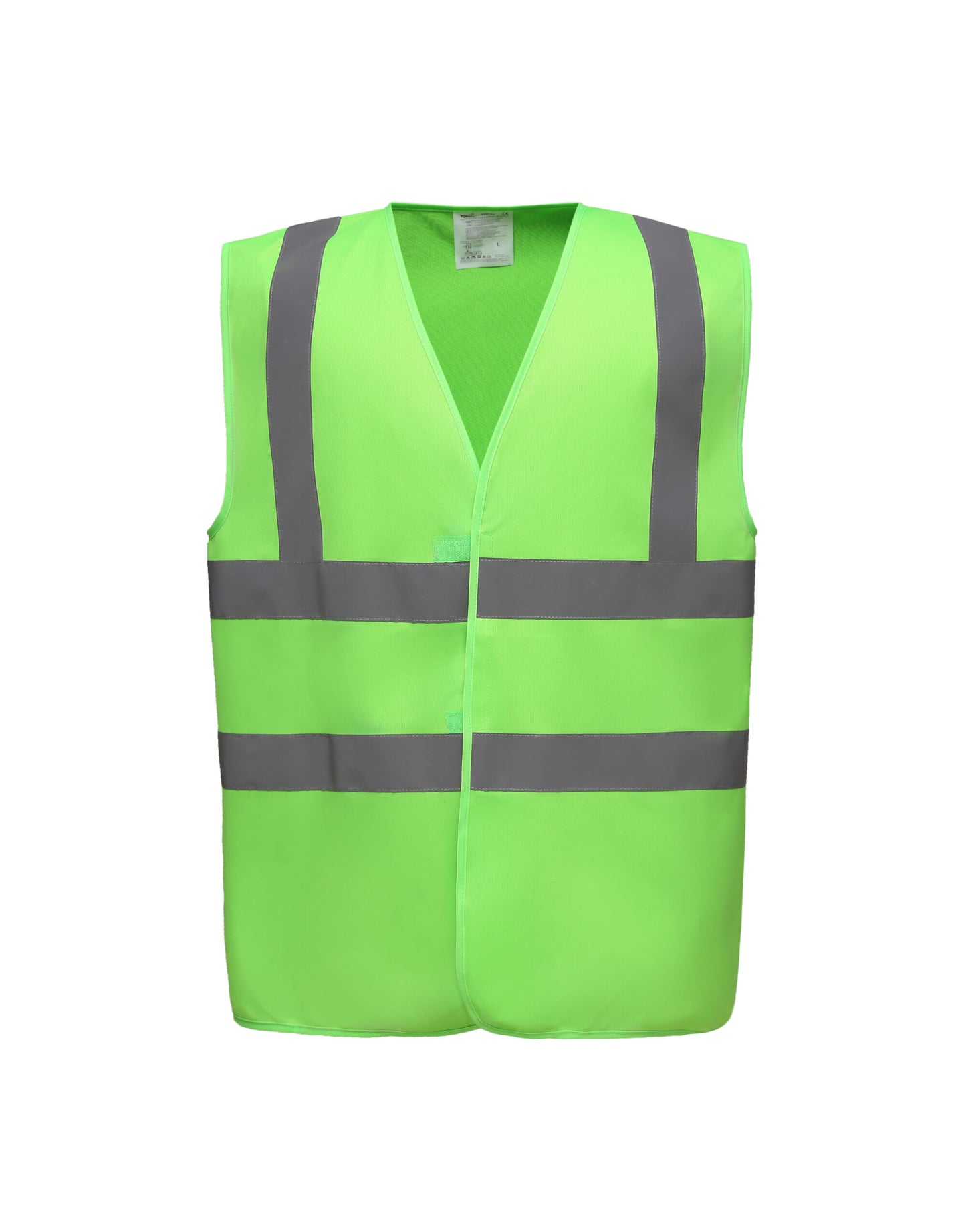 Yoko enhanced visibility waistcoat with custom printed logo