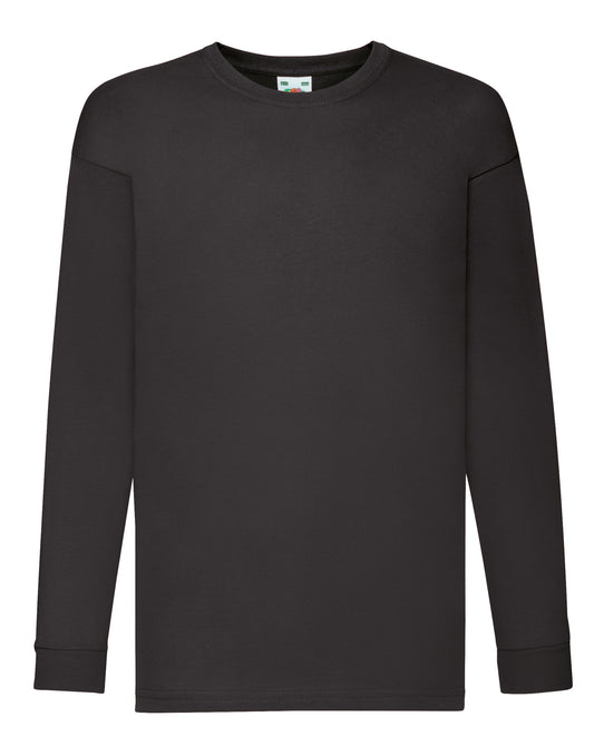 Fruit Of The Loom Valueweight Langarm-T-Shirt für Kinder