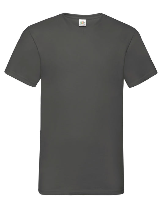 Fruit Of The Loom T-shirt à col en V pour hommes