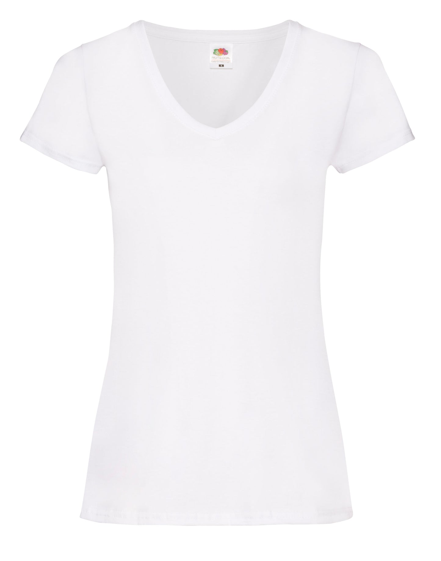 Fruit Of The Loom T-shirt à col en V pour femme