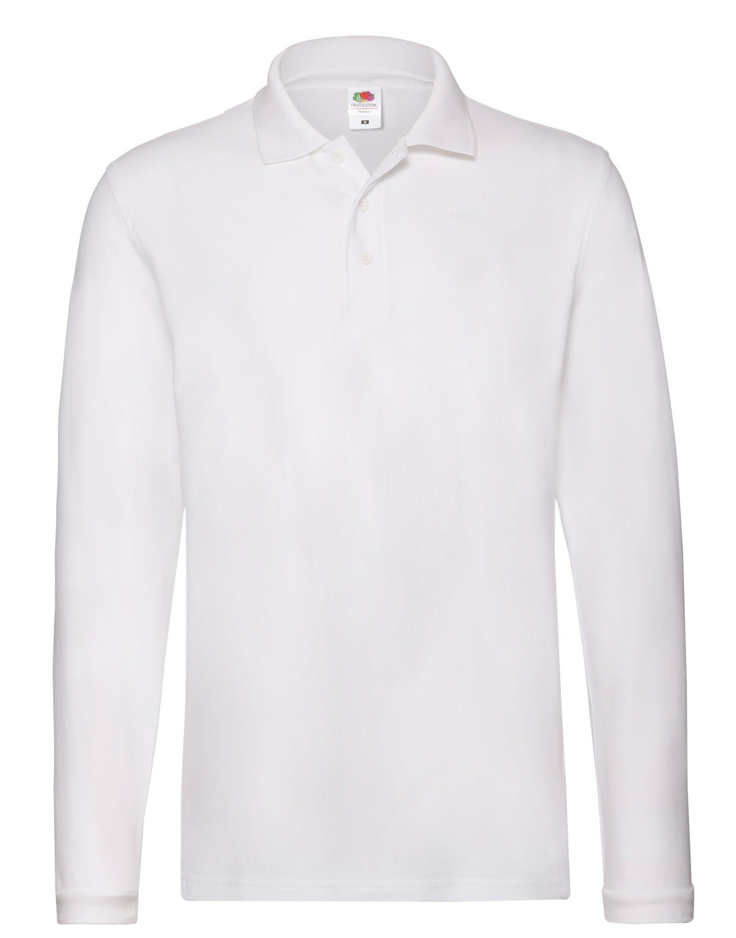 Polo à manches longues haut de gamme Fruit Of The Loom pour hommes
