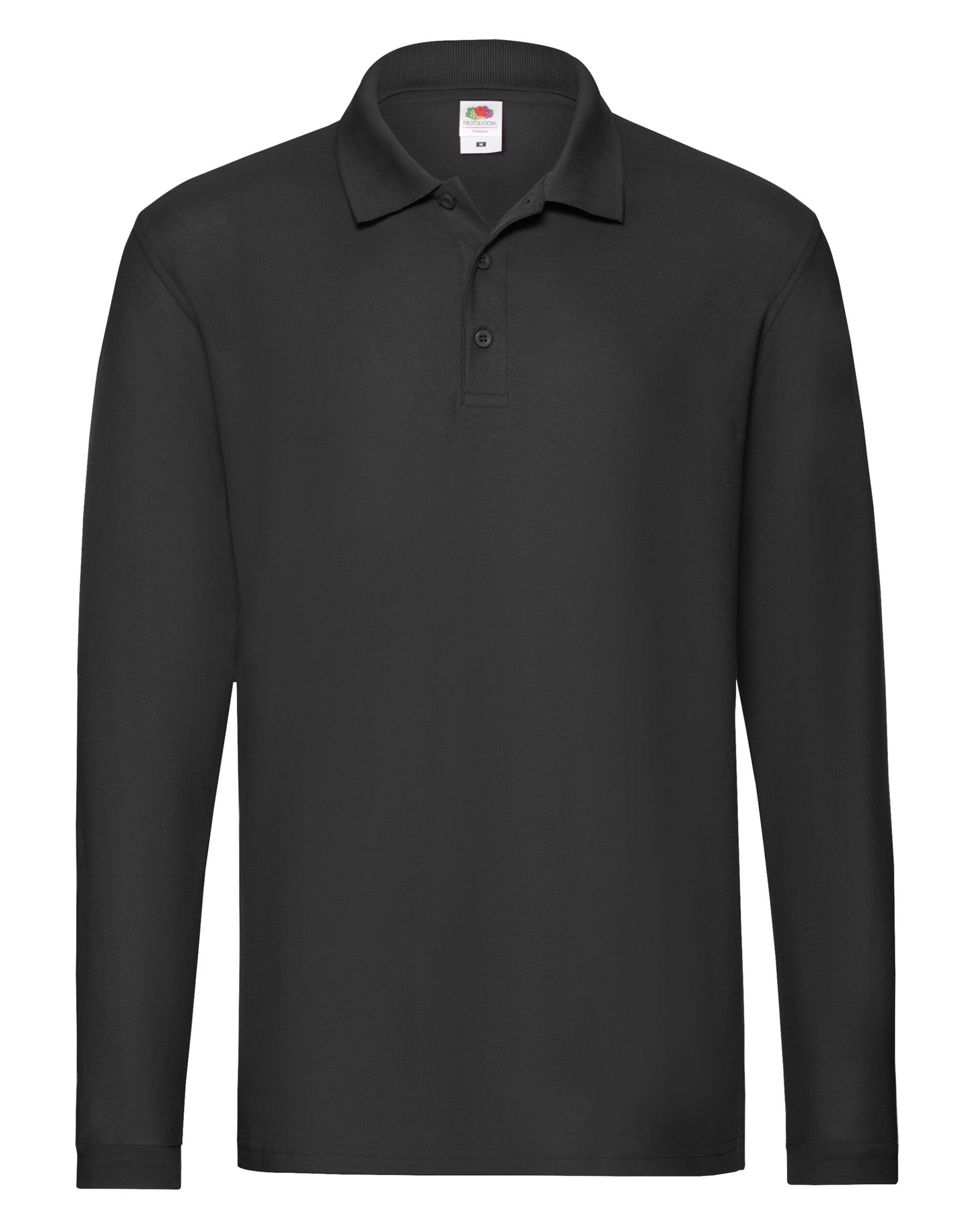 Polo à manches longues haut de gamme Fruit Of The Loom pour hommes