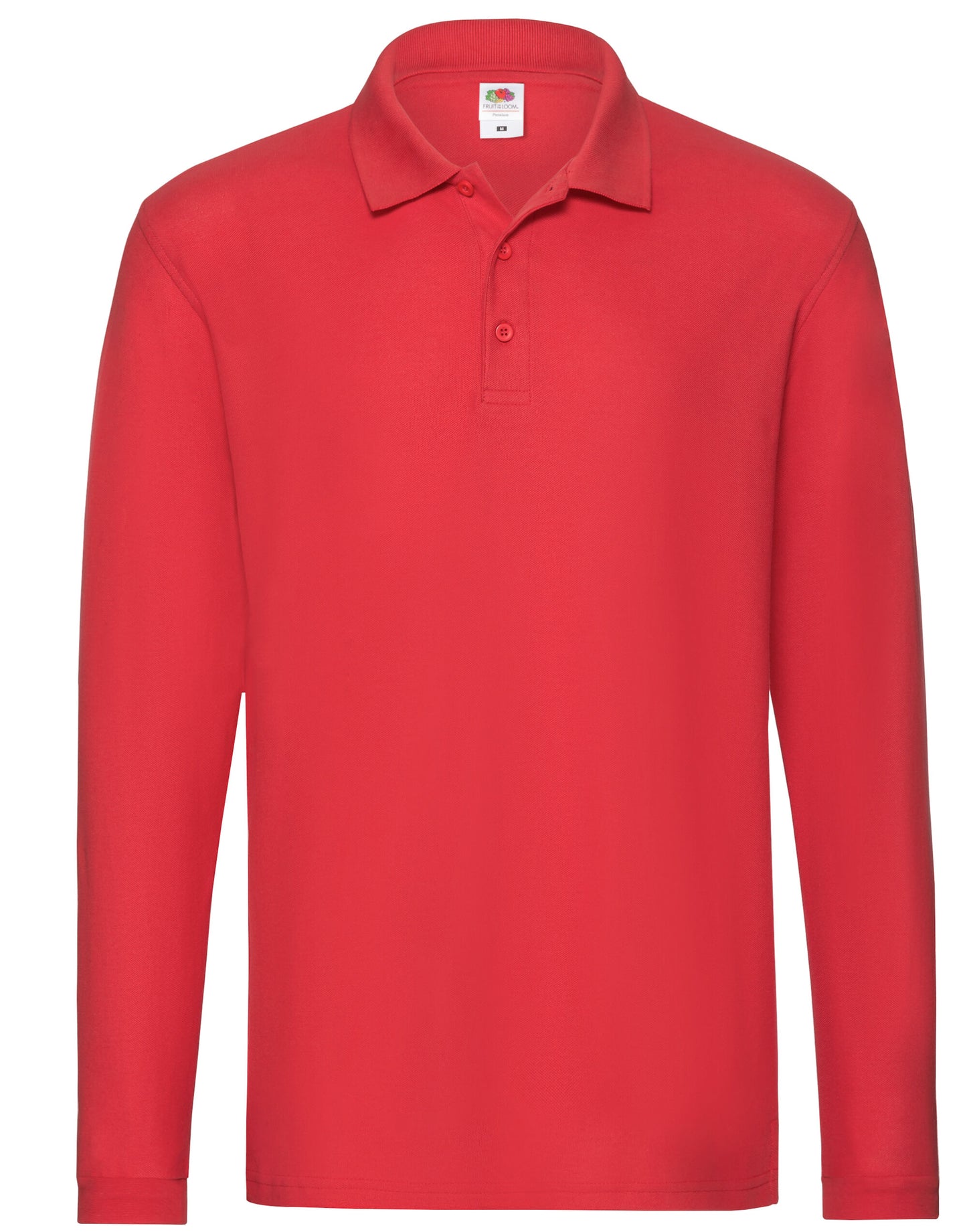 Polo à manches longues haut de gamme Fruit Of The Loom pour hommes