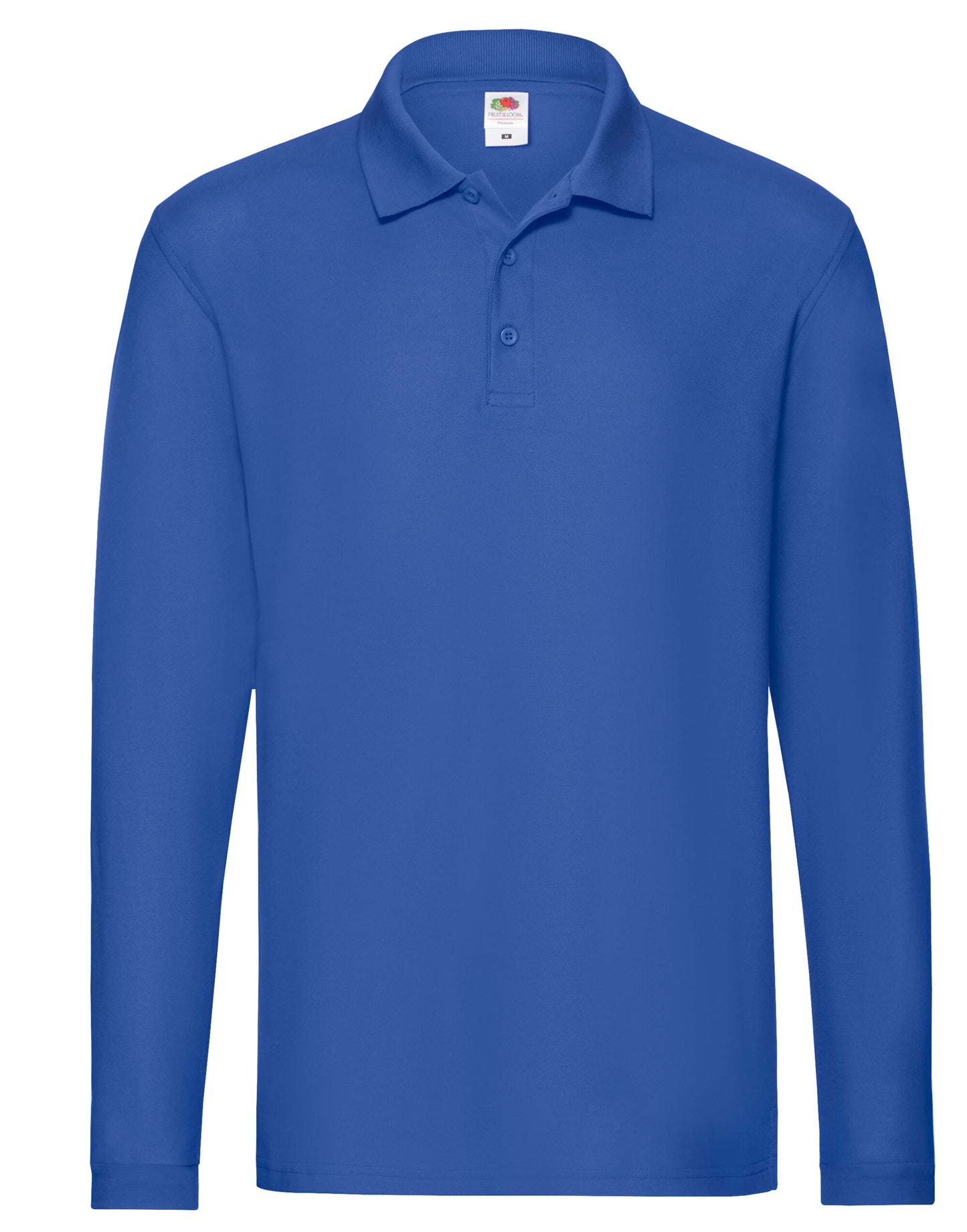 Polo à manches longues haut de gamme Fruit Of The Loom pour hommes