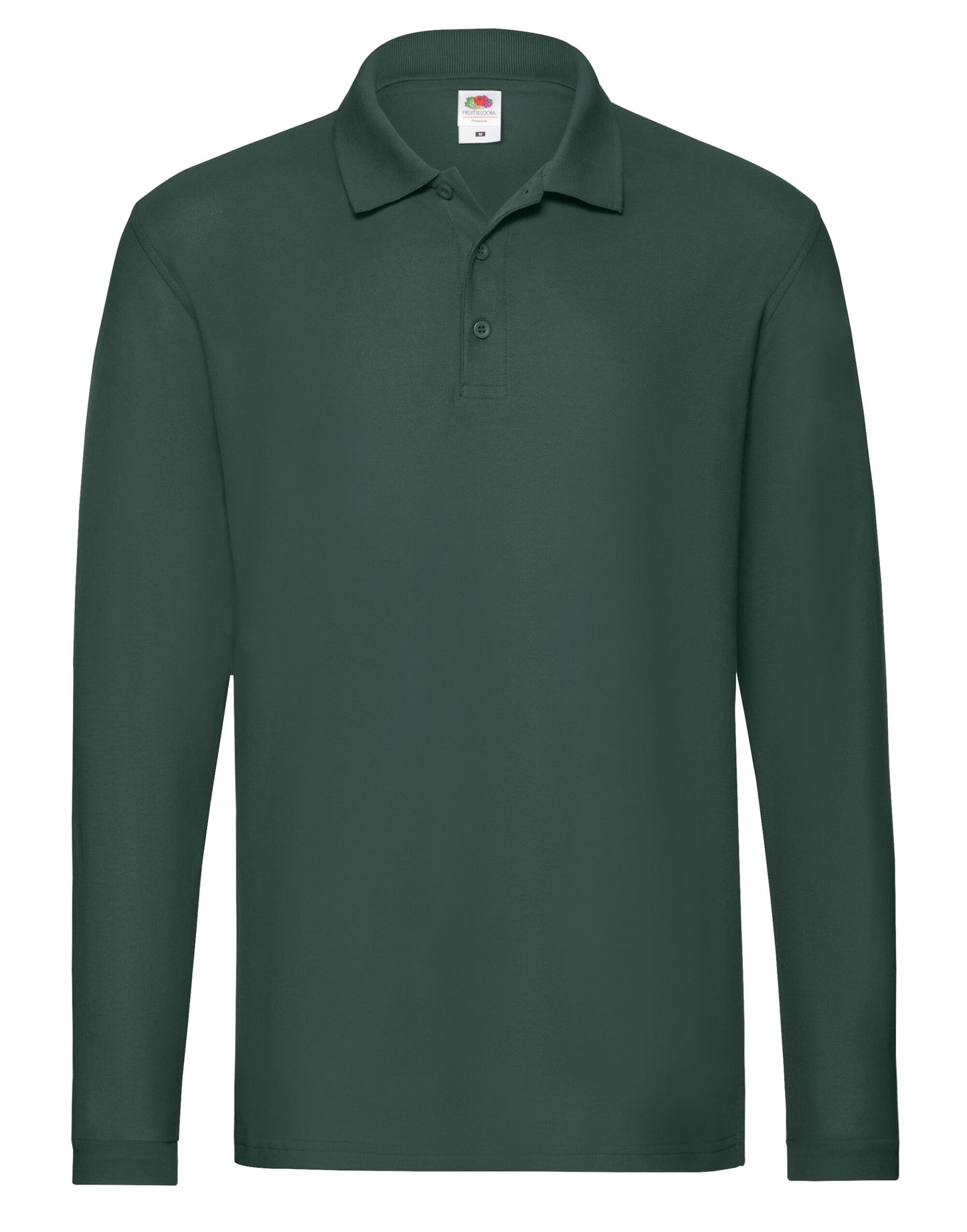 Polo à manches longues haut de gamme Fruit Of The Loom pour hommes
