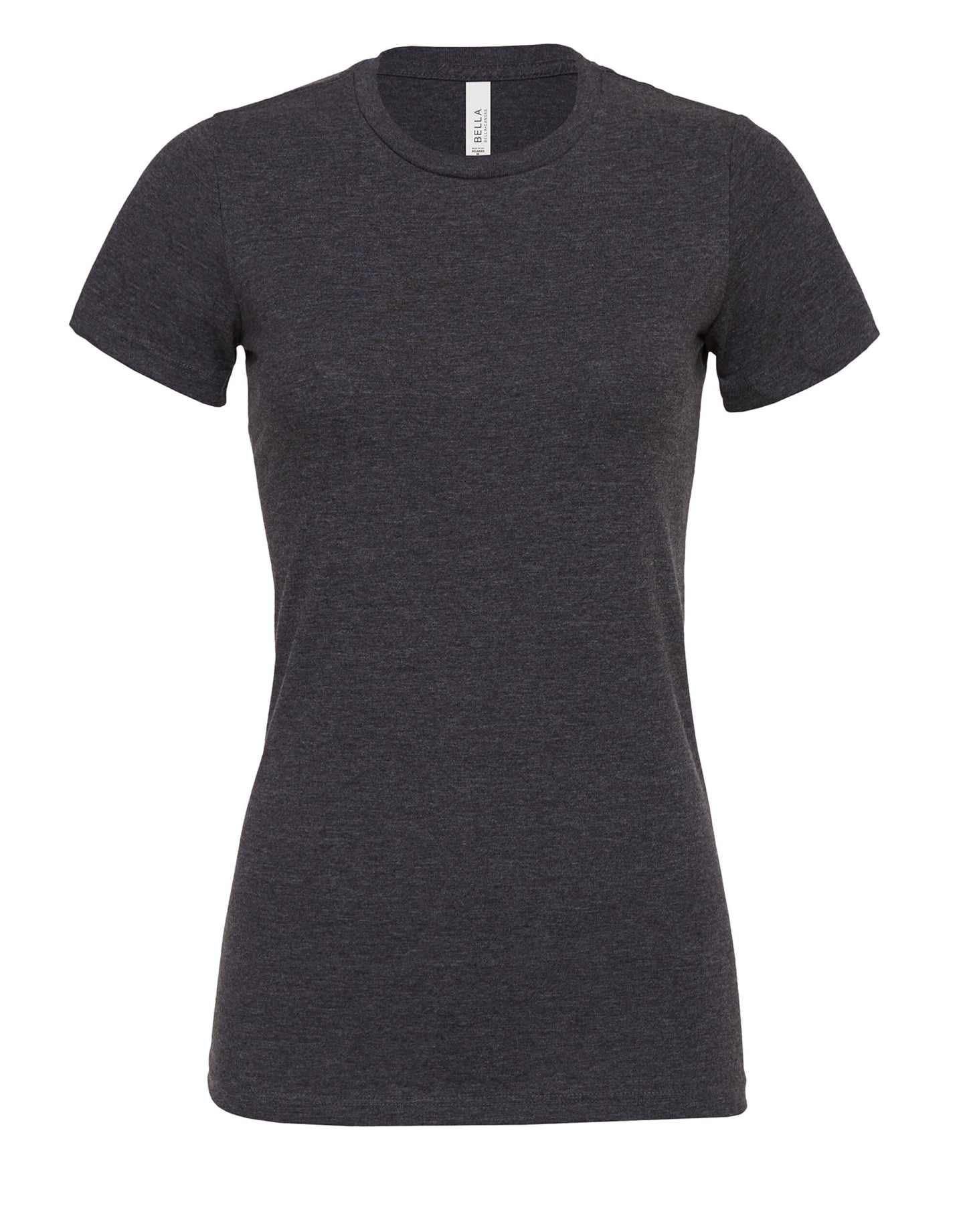 T-shirt à manches courtes en jersey chiné décontracté Bella+Canvas pour femme