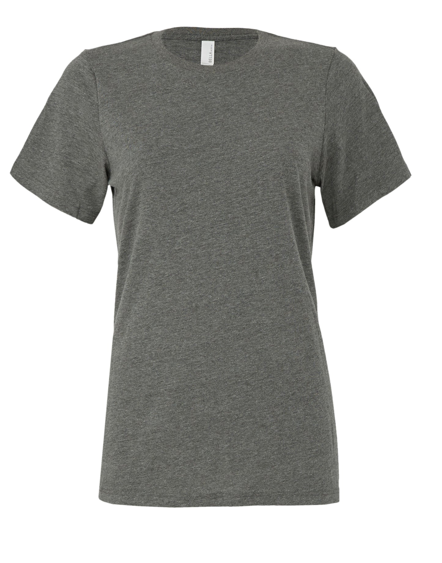T-shirt à manches courtes en jersey chiné décontracté Bella+Canvas pour femme