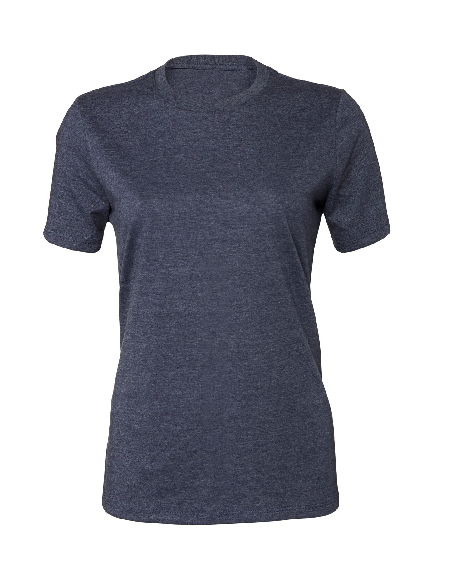 T-shirt à manches courtes en jersey chiné décontracté Bella+Canvas pour femme