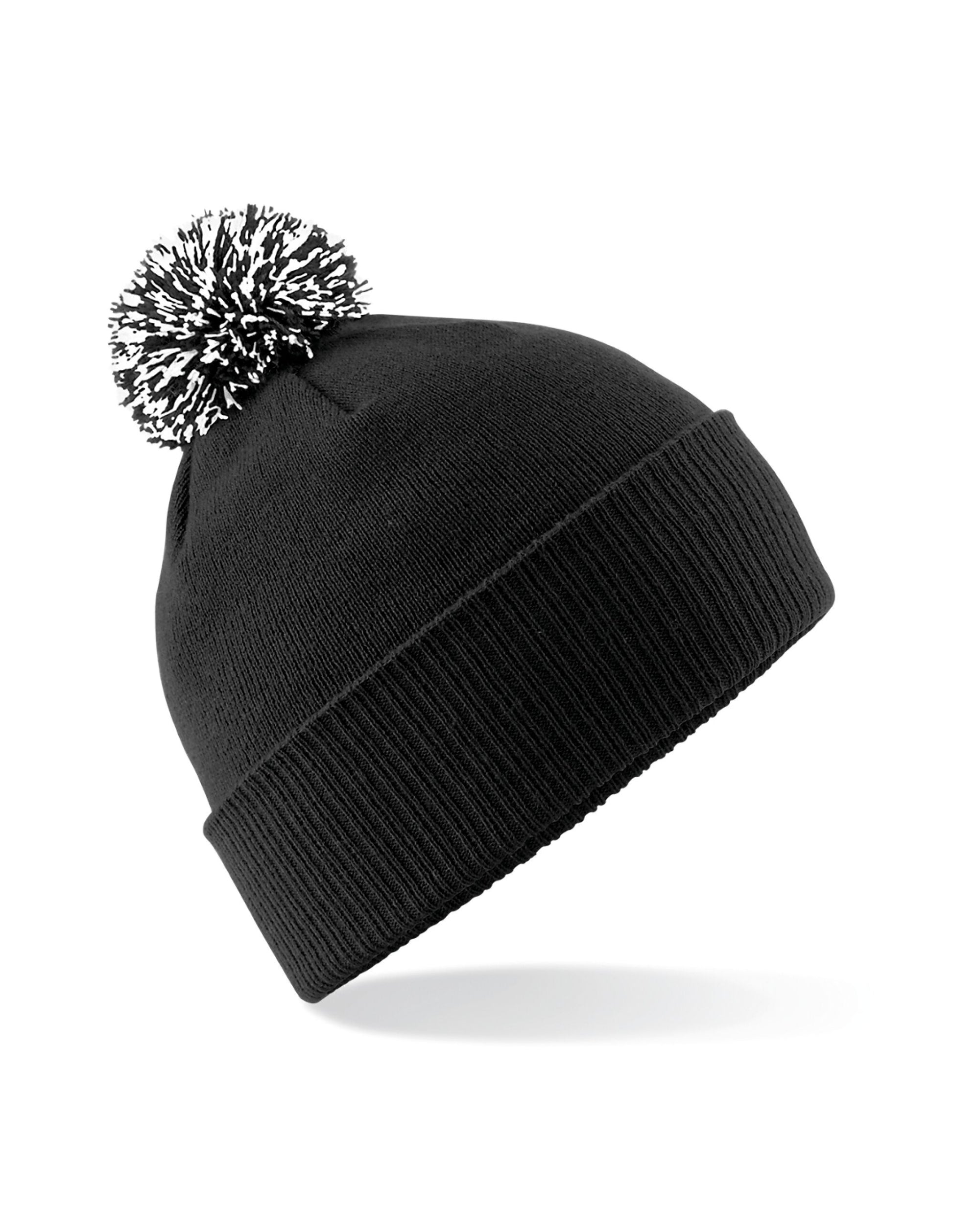 Snowstar® beanie with custom embroidered logo on front cuff