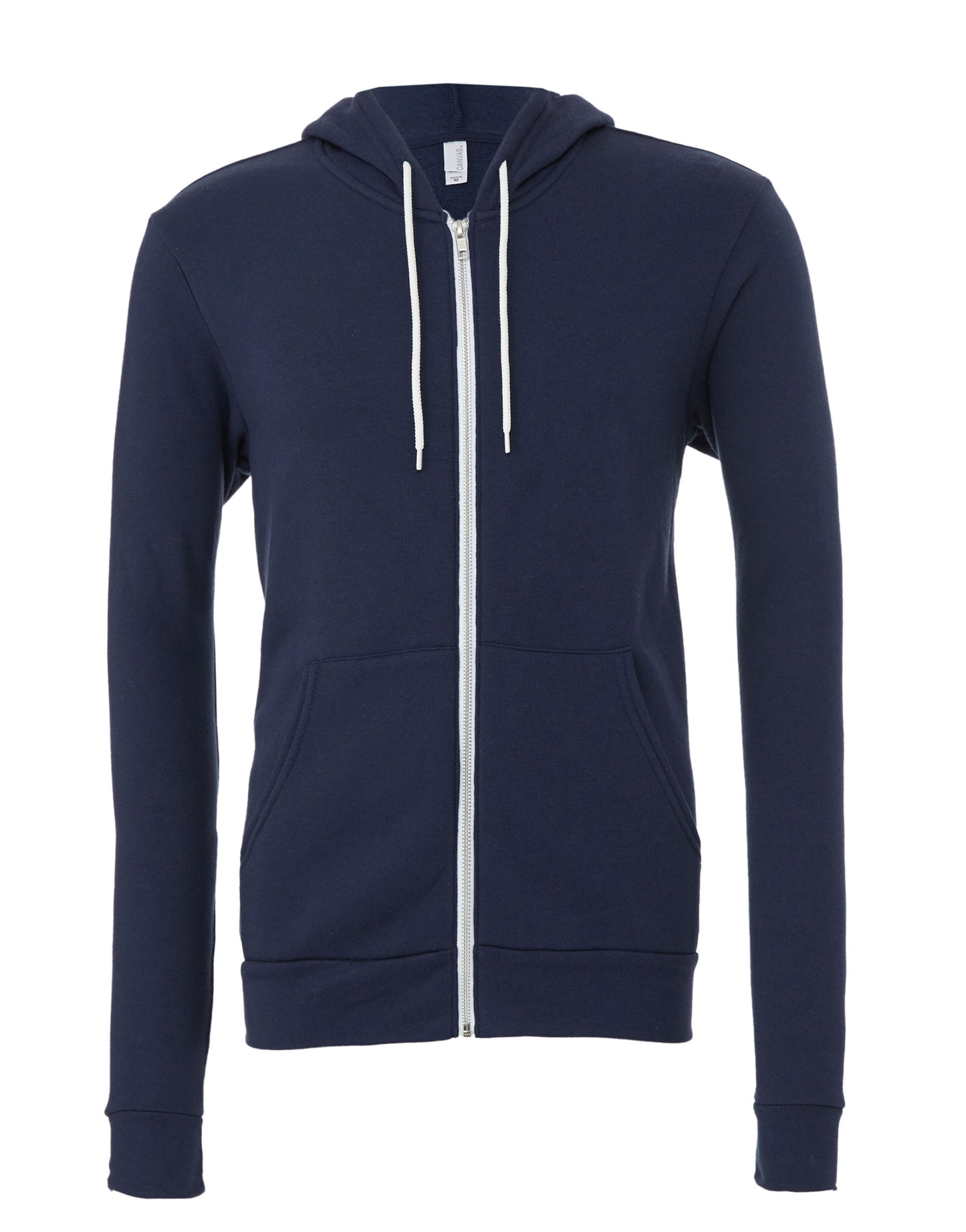 Sweat à capuche unisexe zippé en polaire polycoton Bella+Canvas
