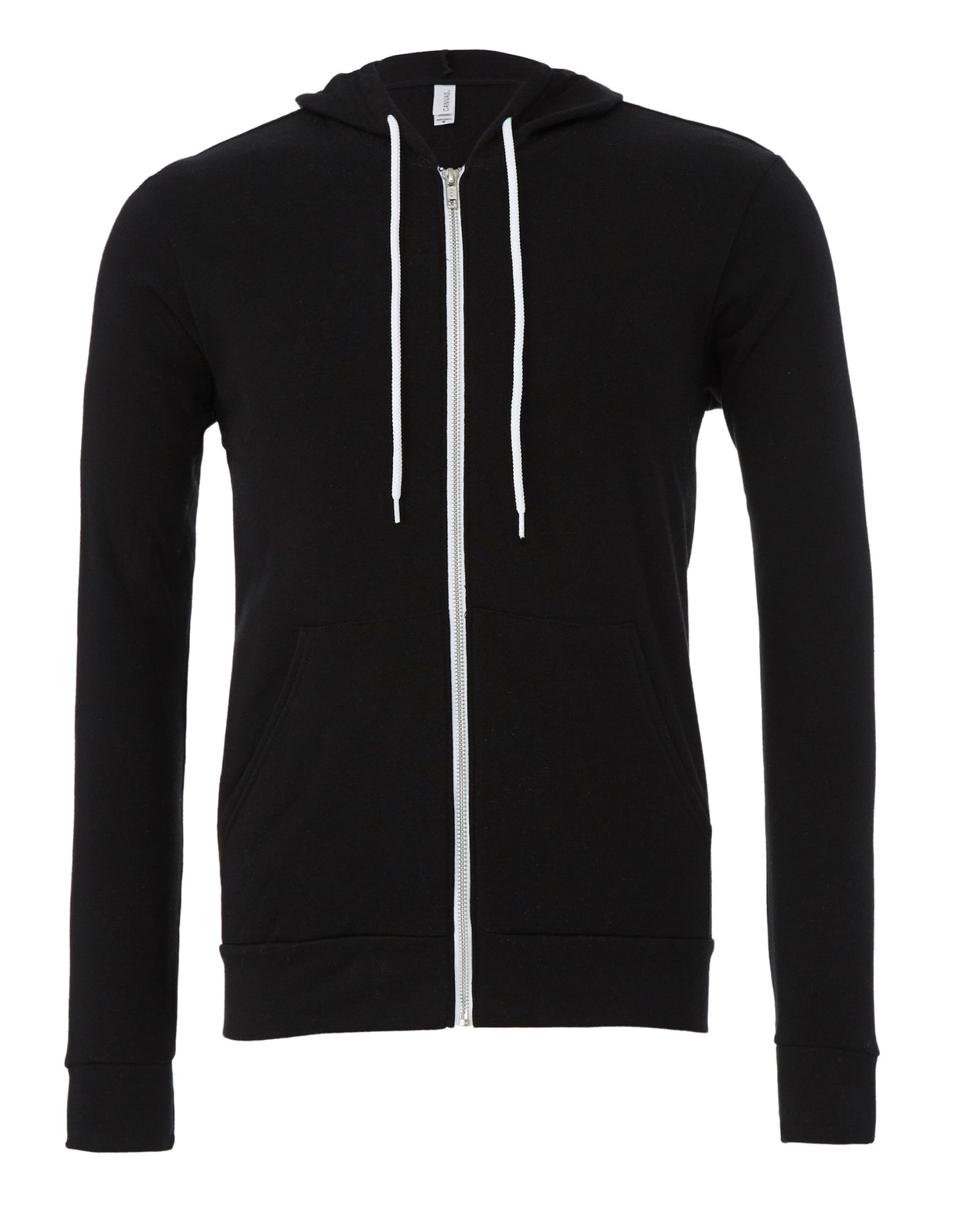 Sweat à capuche unisexe zippé en polaire polycoton Bella+Canvas