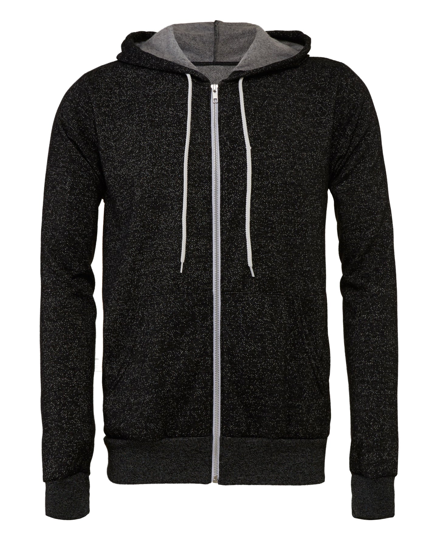 Sweat à capuche unisexe zippé en polaire polycoton Bella+Canvas