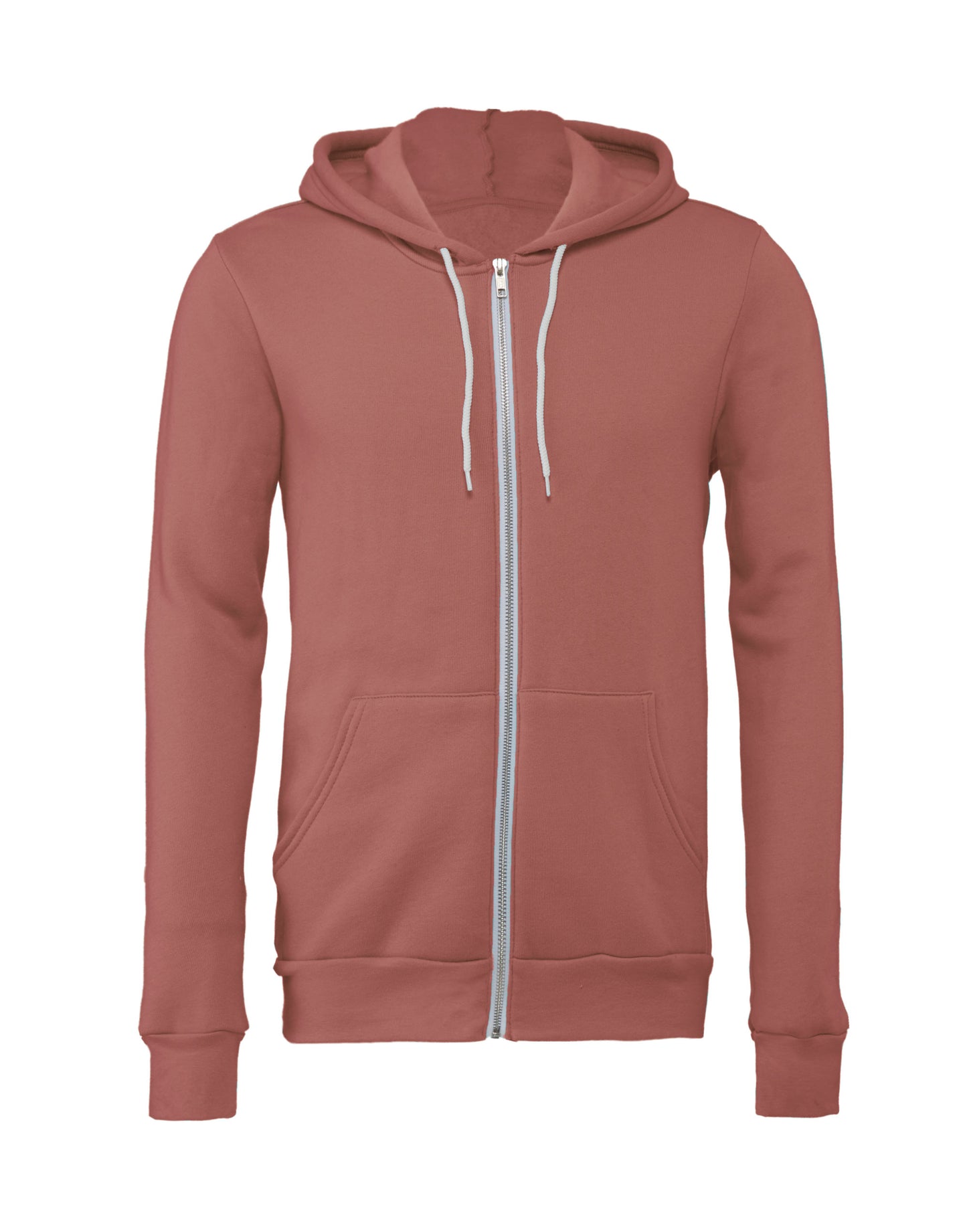 Sweat à capuche unisexe zippé en polaire polycoton Bella+Canvas