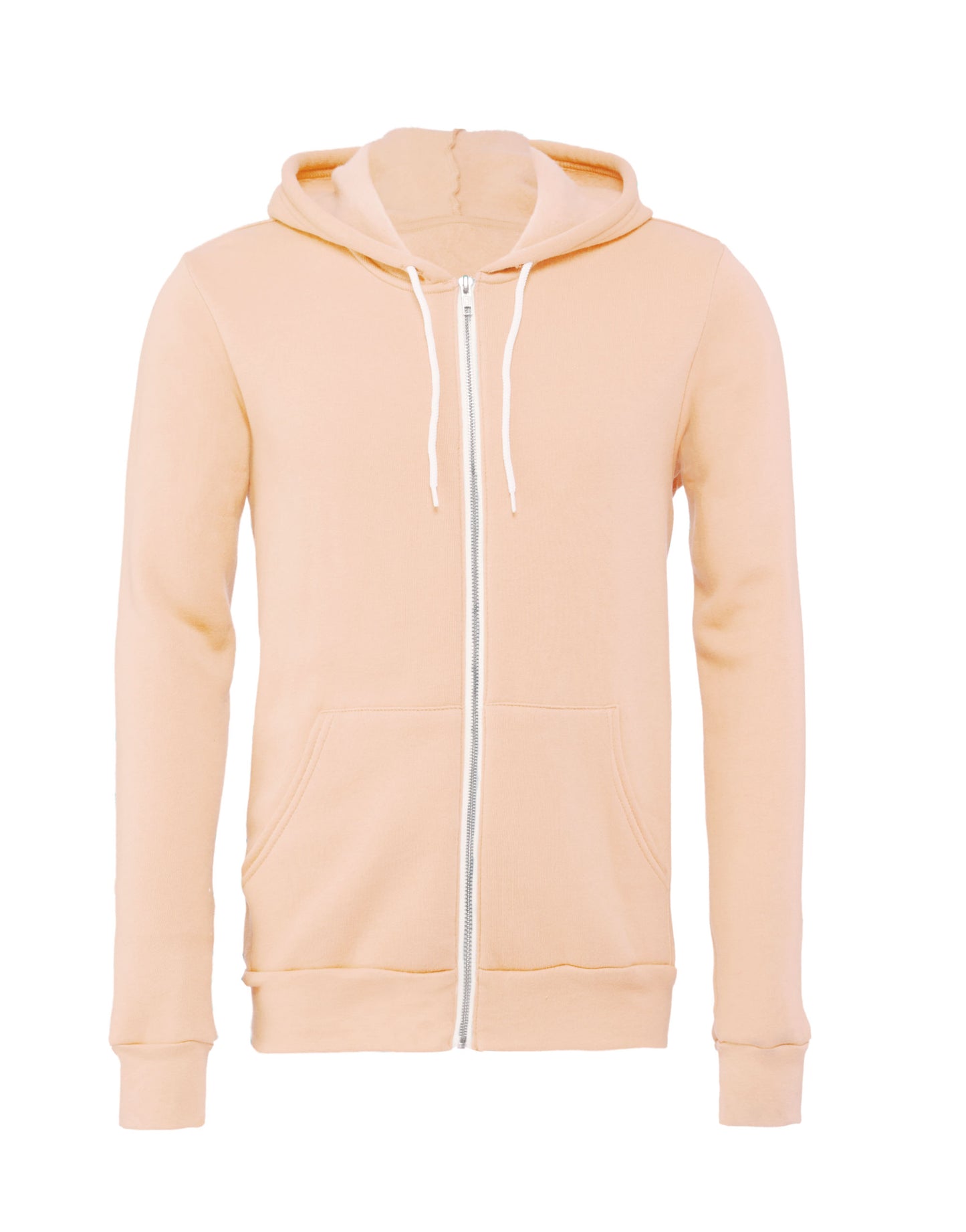 Sweat à capuche unisexe zippé en polaire polycoton Bella+Canvas