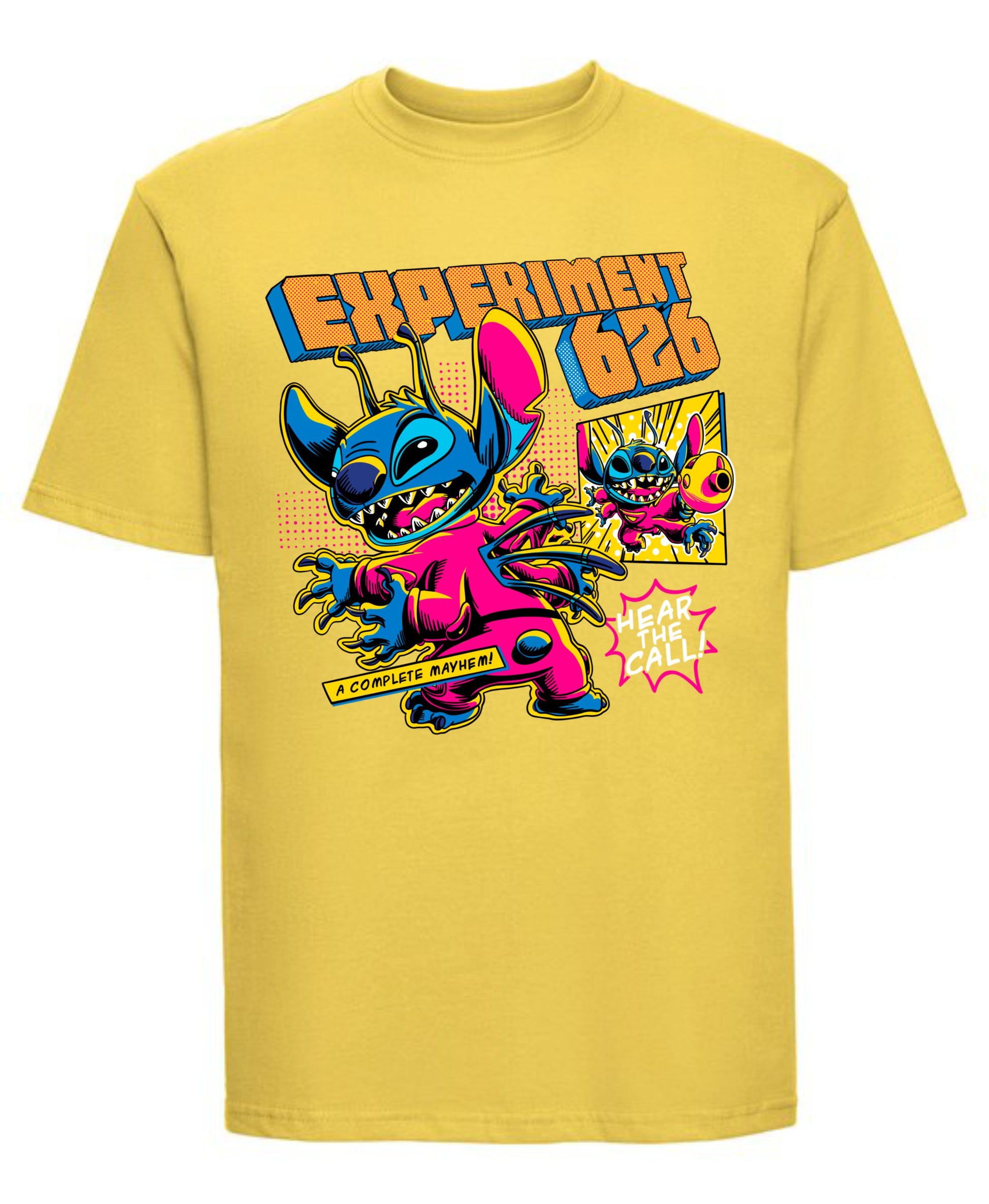 Cute blue alien Experiment 626 (Stitch) printed on t-shirt – Lilo & Stitch inspired