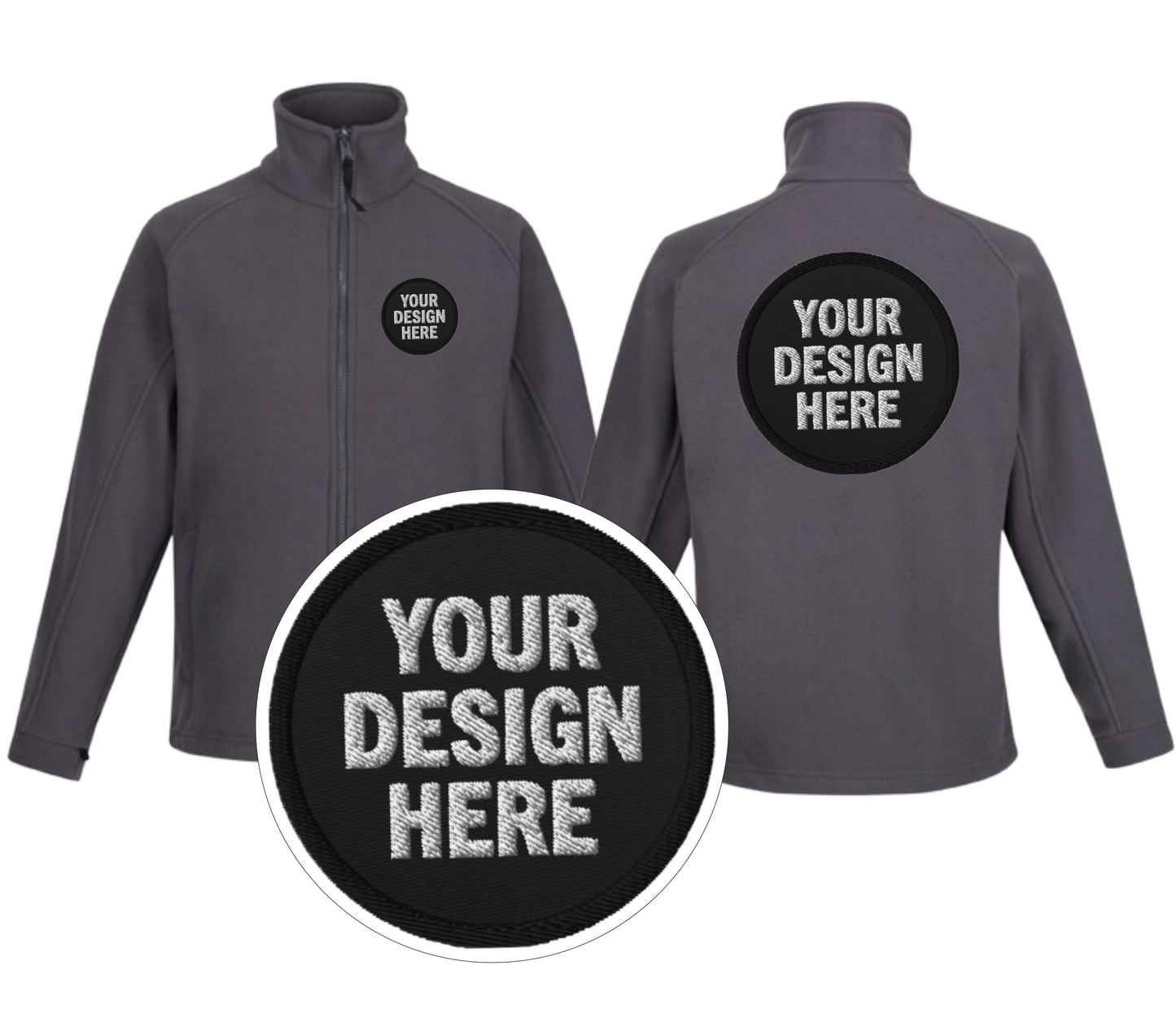 Thor III men's interactive fleece with custom embroidered logo