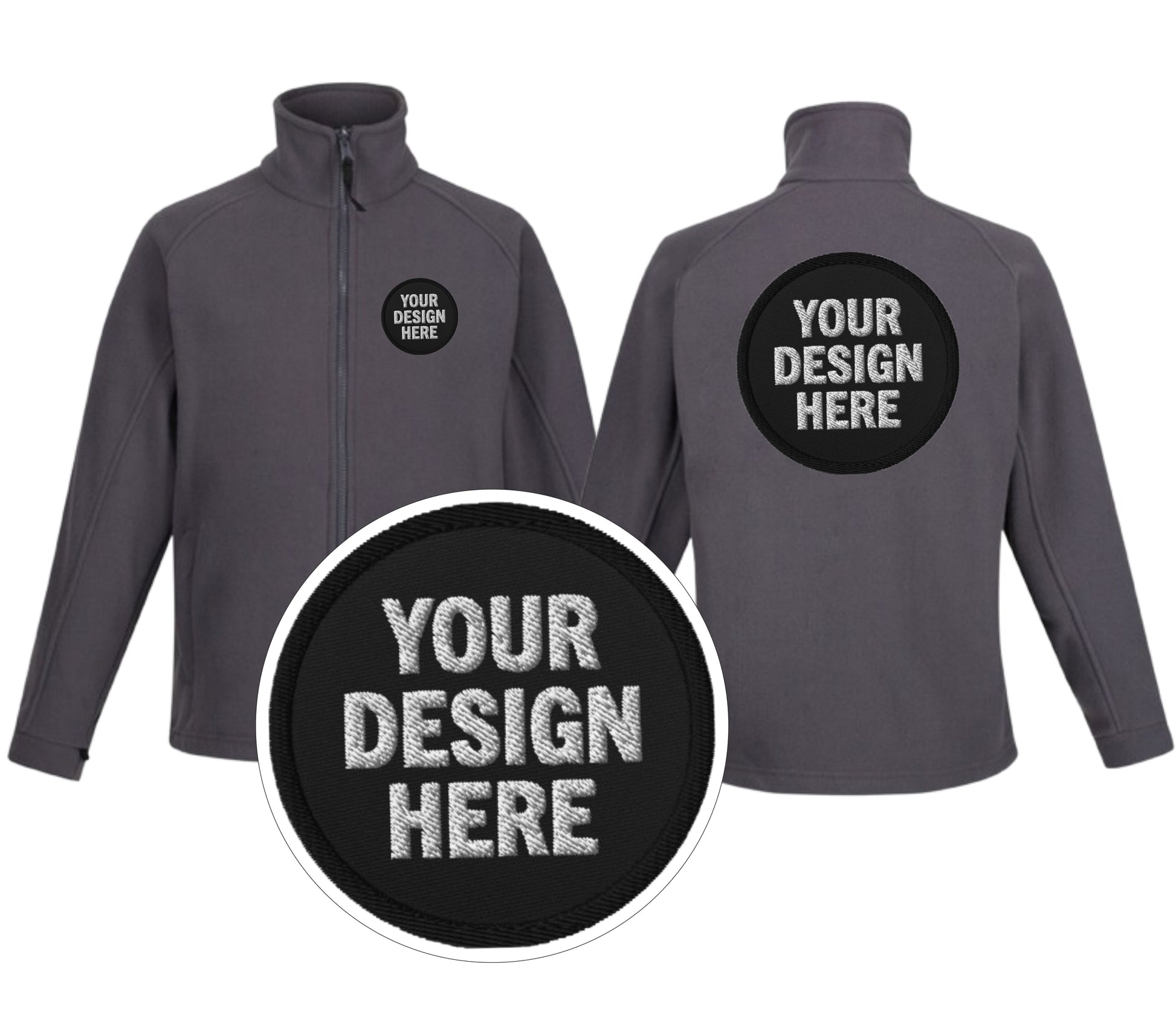 Thor III men's interactive fleece with custom embroidered logo