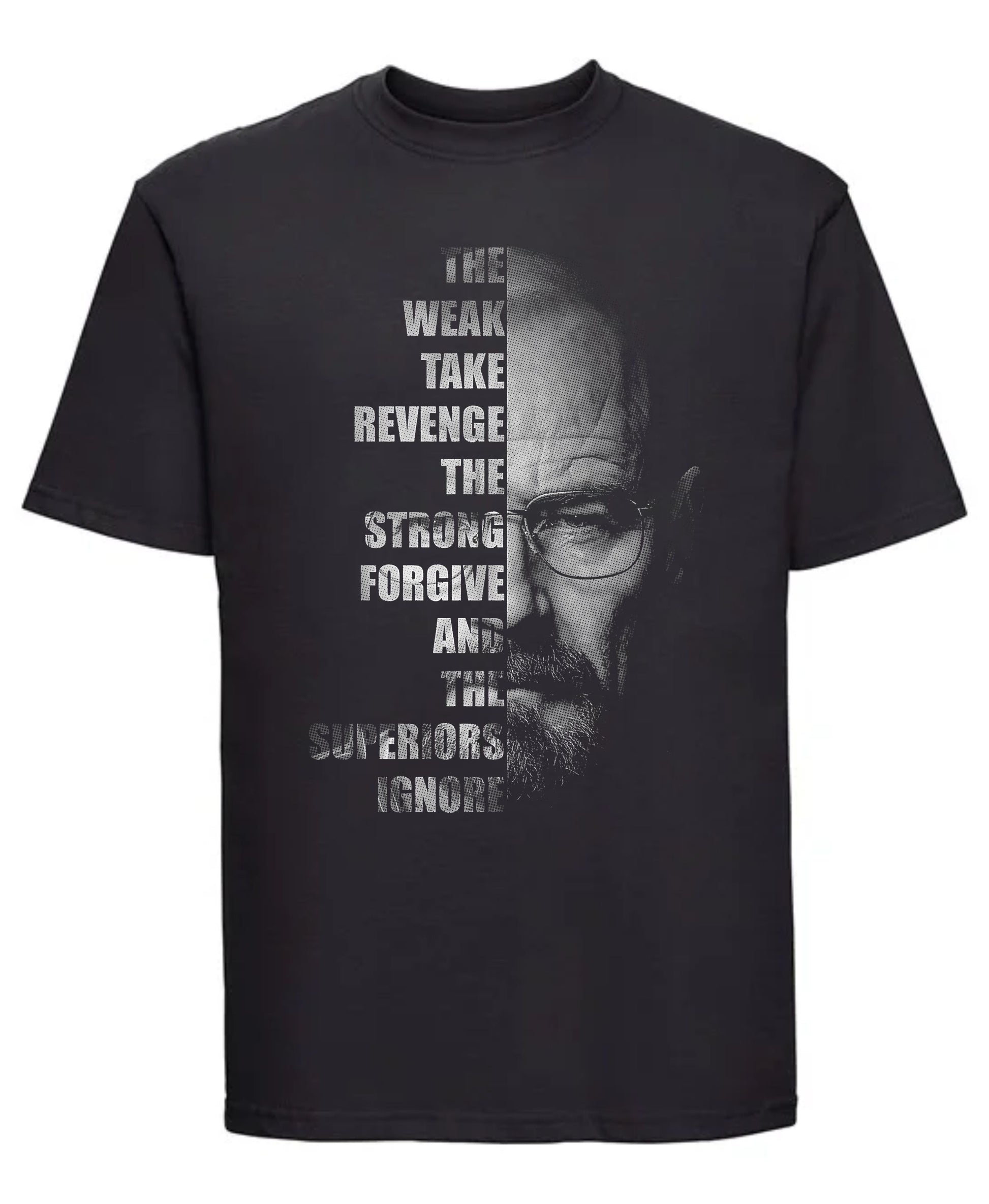 Breaking Bad-inspired unisex printed T-shirt for kids and adults, featuring iconic TV series design