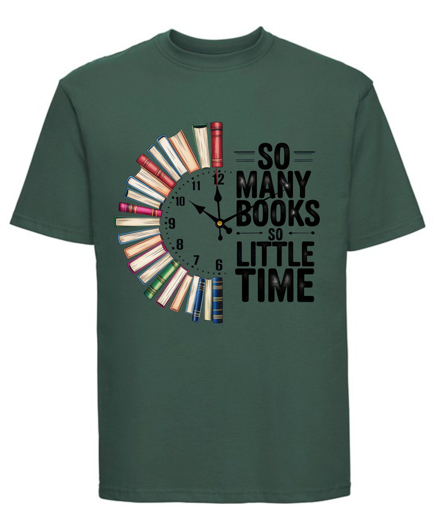 So Many Books, So Little Time T-Shirt Book Lover Graphic Tee