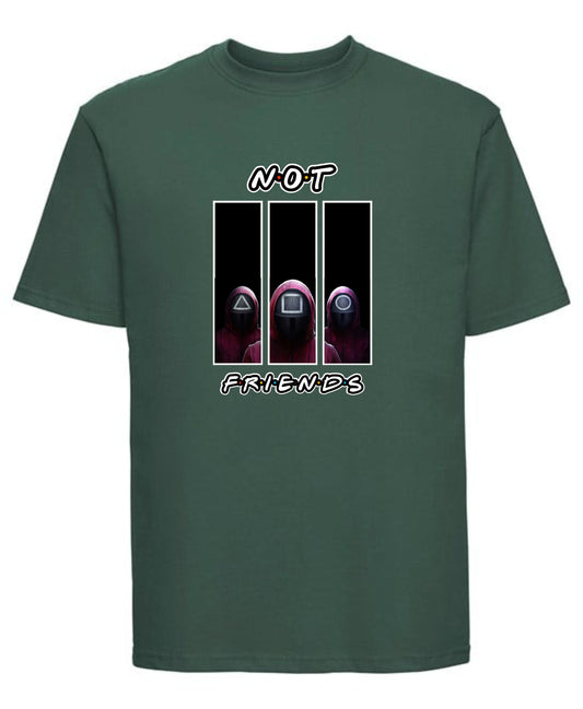 Squid Game Inspired "Not Friends" T-Shirt