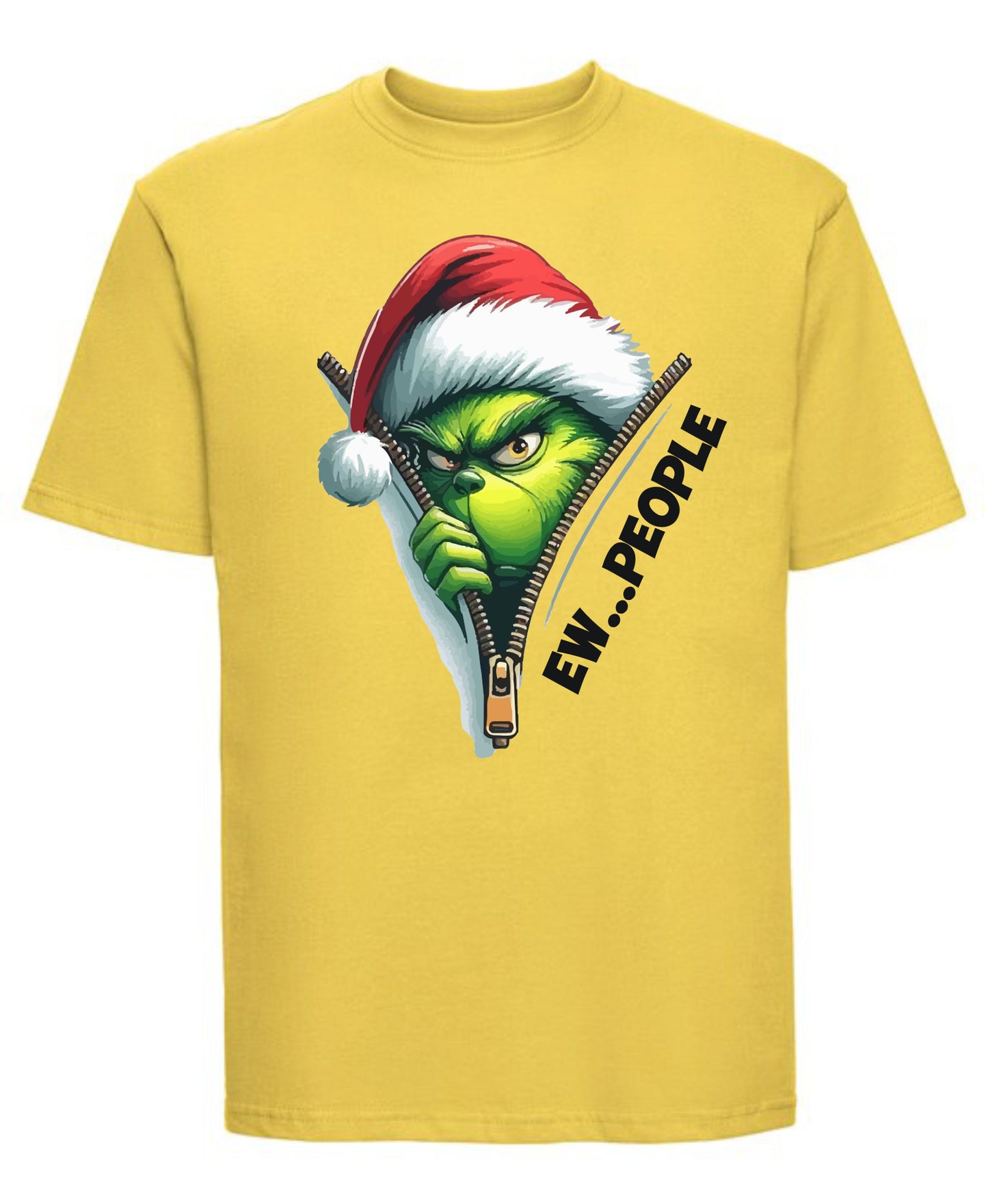 Grinch “Ew, People” T-Shirt | Funny Christmas Graphic Tee for Introverts