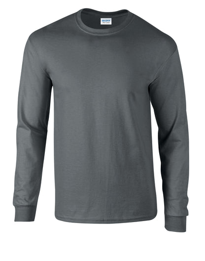 Embroidered Ultra Cotton™ Adult Long Sleeve T-Shirt