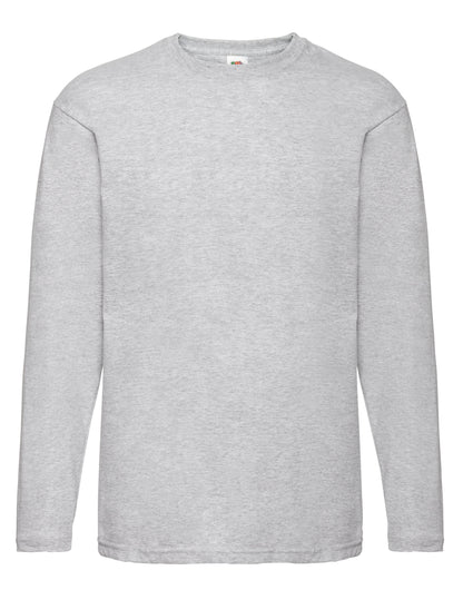 Fruit Of The Loom Men's Valueweight Long Sleeve T-Shirt
