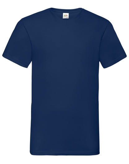 Fruit Of The Loom Herren-T-Shirt „Valueweight“ mit V-Ausschnitt 