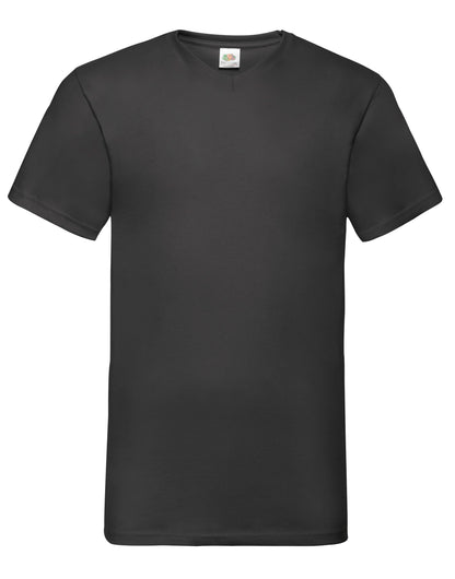 Fruit Of The Loom Herren-T-Shirt „Valueweight“ mit V-Ausschnitt 