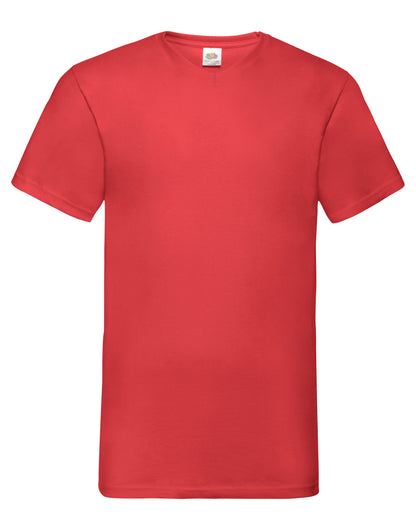 Fruit Of The Loom Herren-T-Shirt „Valueweight“ mit V-Ausschnitt 
