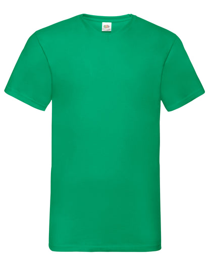 Fruit Of The Loom Herren-T-Shirt „Valueweight“ mit V-Ausschnitt 