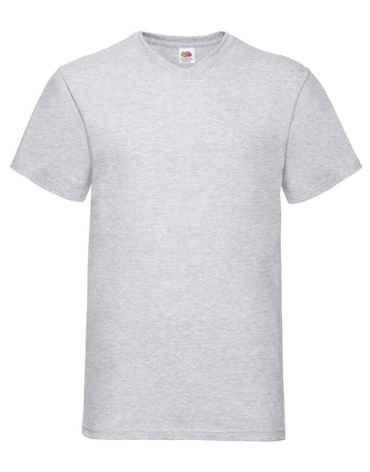 Fruit Of The Loom Herren-T-Shirt „Valueweight“ mit V-Ausschnitt 