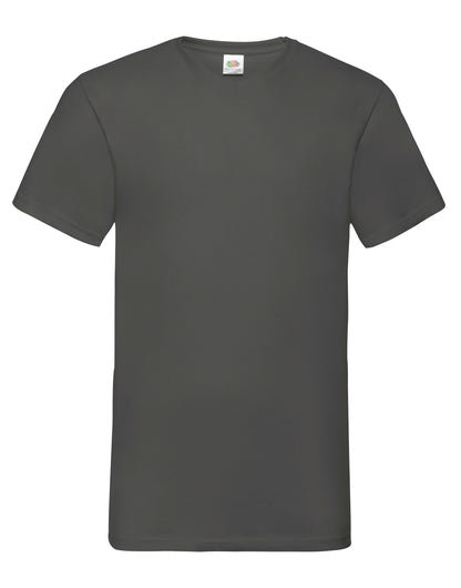 Fruit Of The Loom Herren-T-Shirt „Valueweight“ mit V-Ausschnitt 
