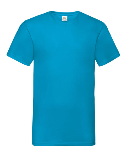 Fruit Of The Loom Herren-T-Shirt „Valueweight“ mit V-Ausschnitt 
