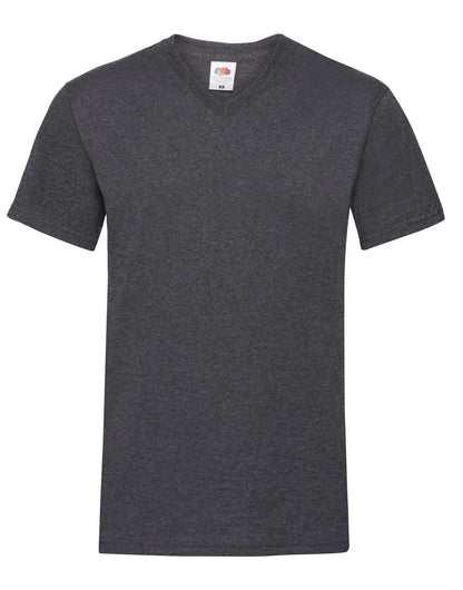 Fruit Of The Loom Herren-T-Shirt „Valueweight“ mit V-Ausschnitt 