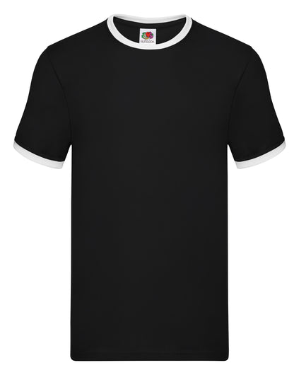 Fruit Of The Loom Herren Valueweight Ringer T 